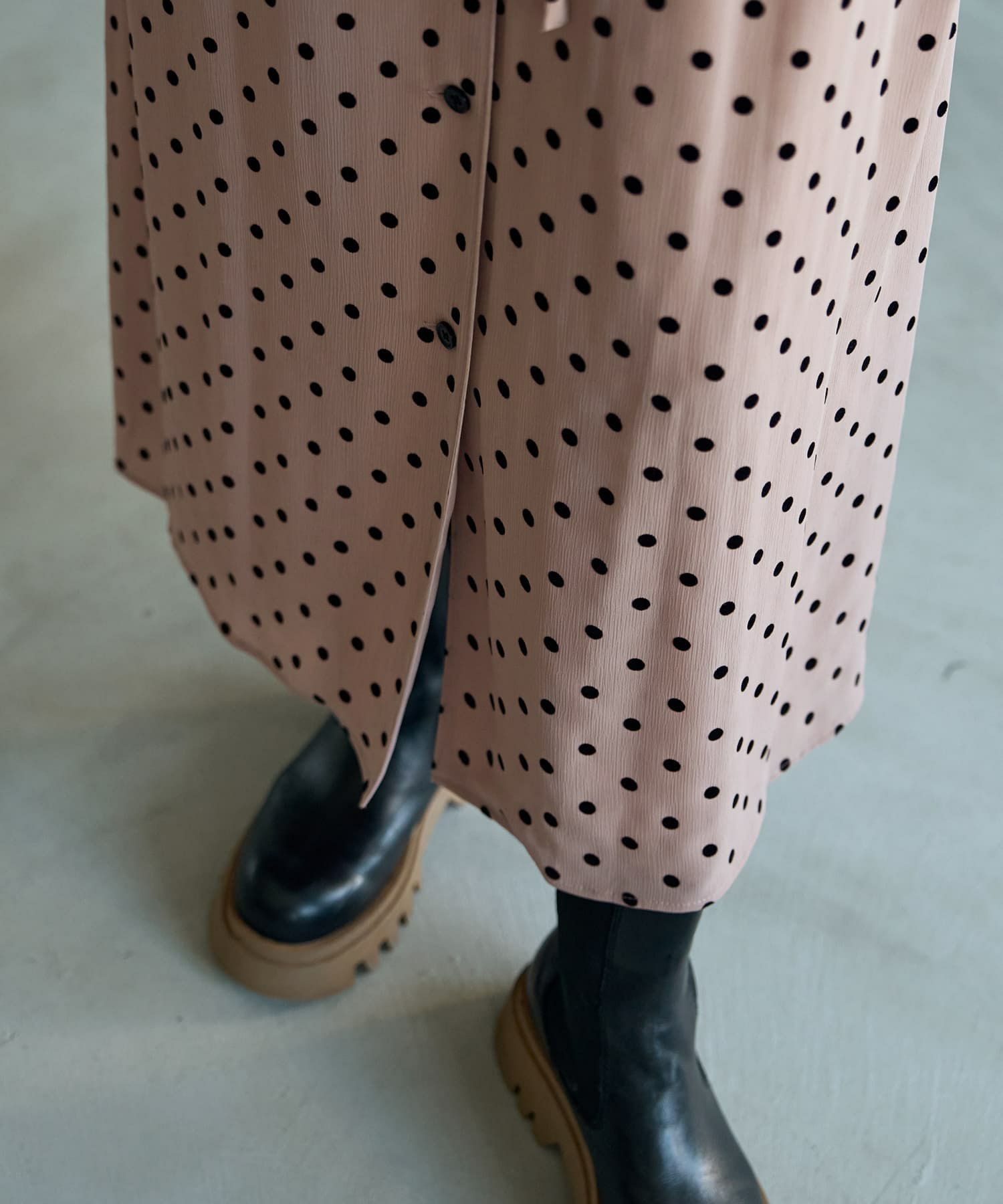 着用イメージ 167㎝　02サイズ　ベージュ