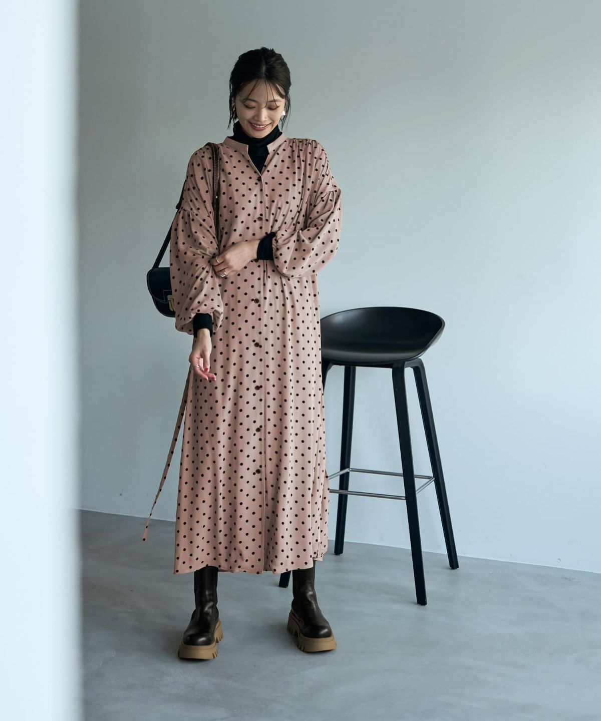 着用イメージ 167㎝　02サイズ　ベージュ