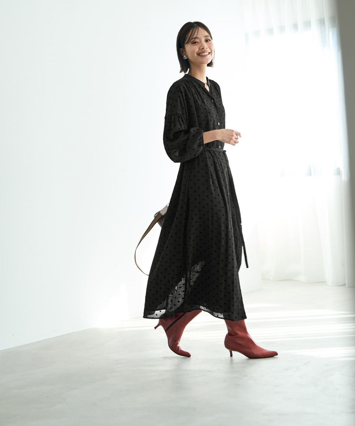 着用イメージ 167㎝　02サイズ　ブラック