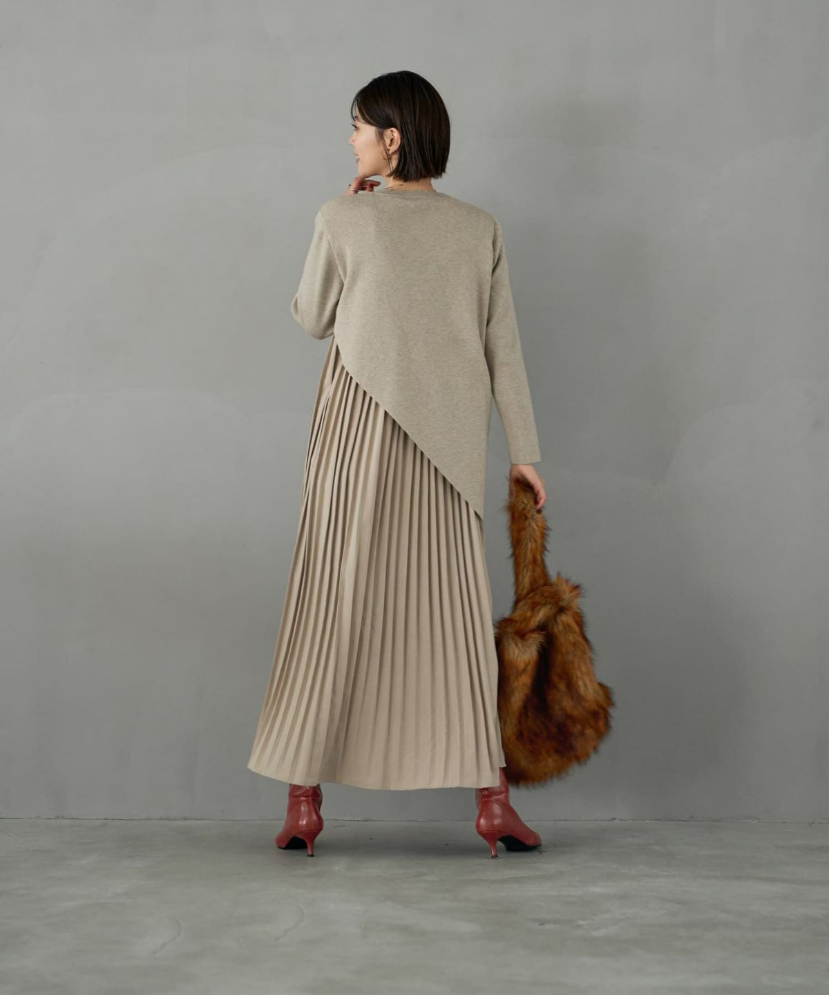 着用イメージ 167㎝　02サイズ　ベージュ