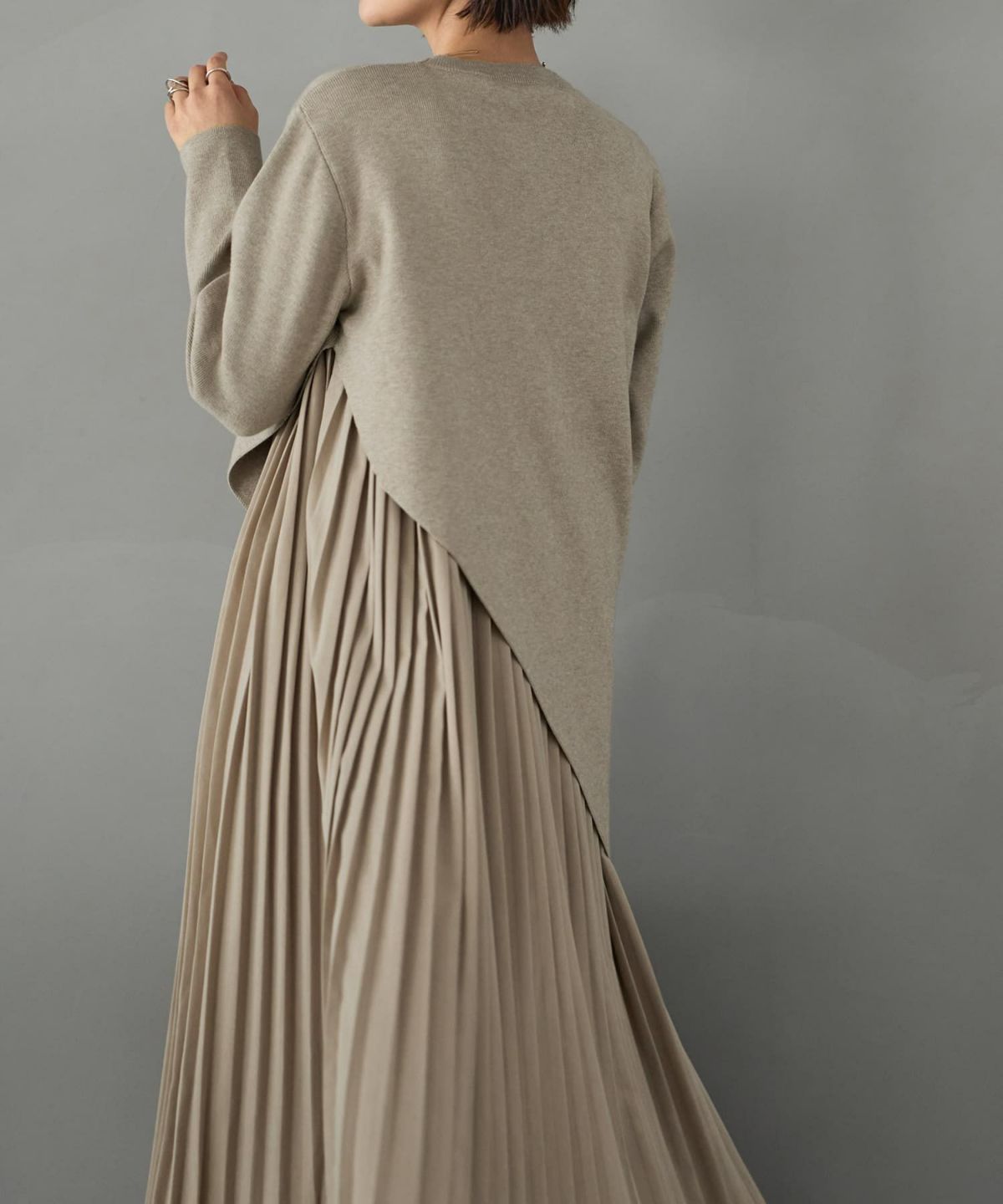 着用イメージ 167㎝　02サイズ　ベージュ