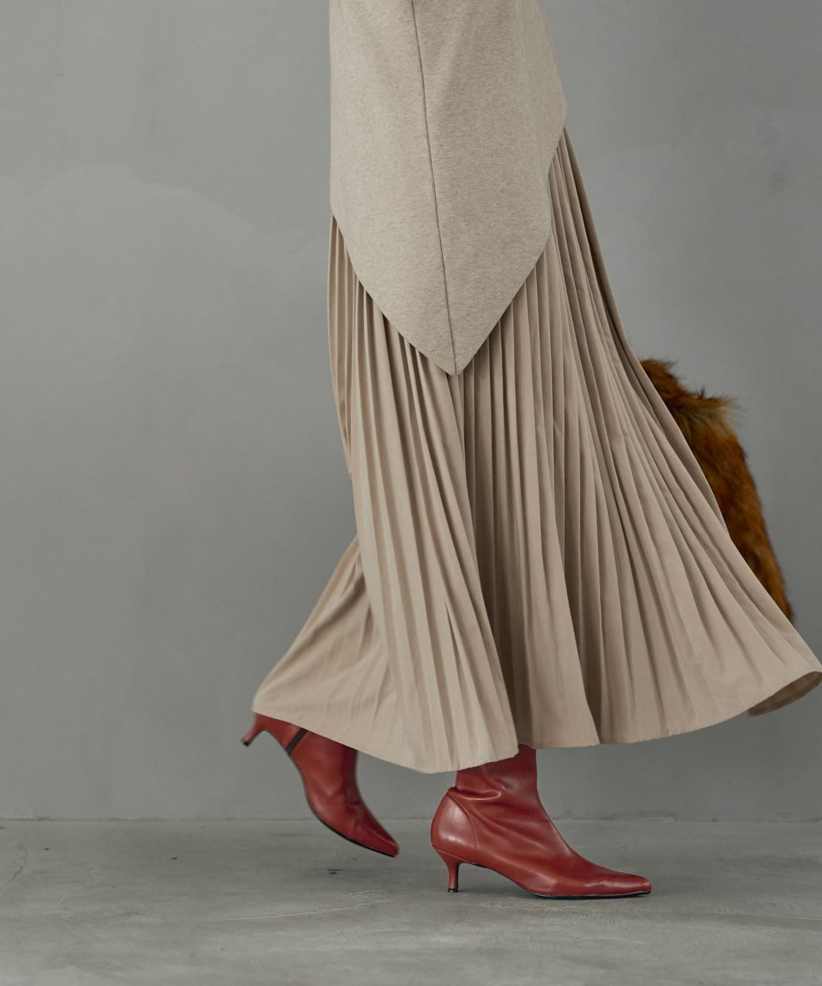 着用イメージ 167㎝　02サイズ　ベージュ