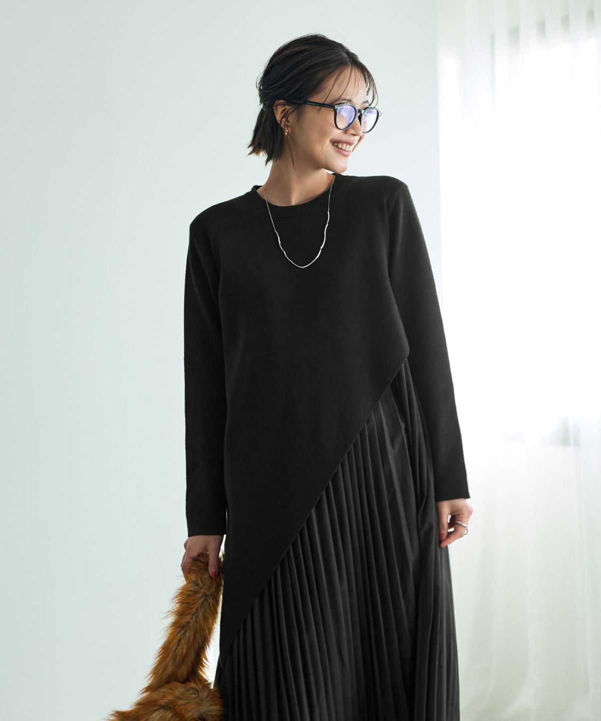 着用イメージ 167㎝　02サイズ　ブラック