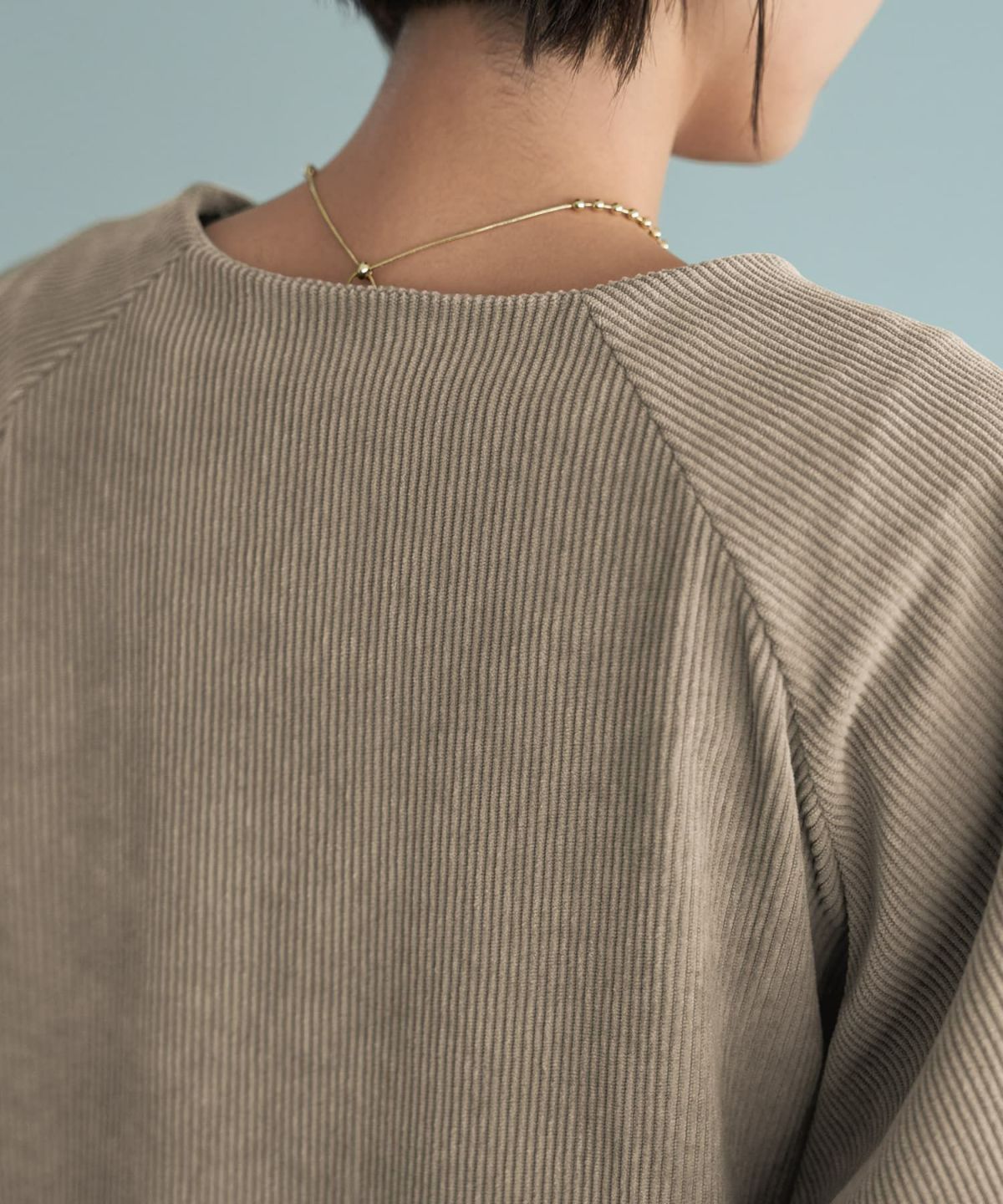 着用イメージ 167cm ベージュ