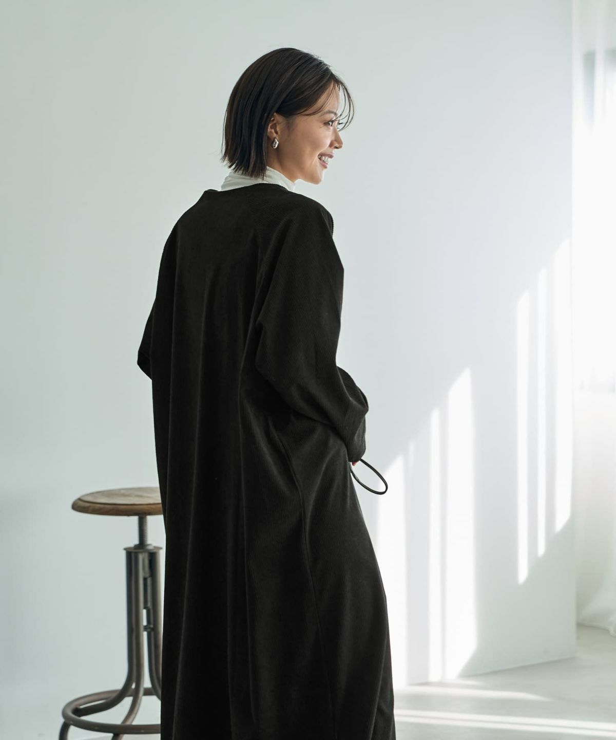着用イメージ 167cm ブラック