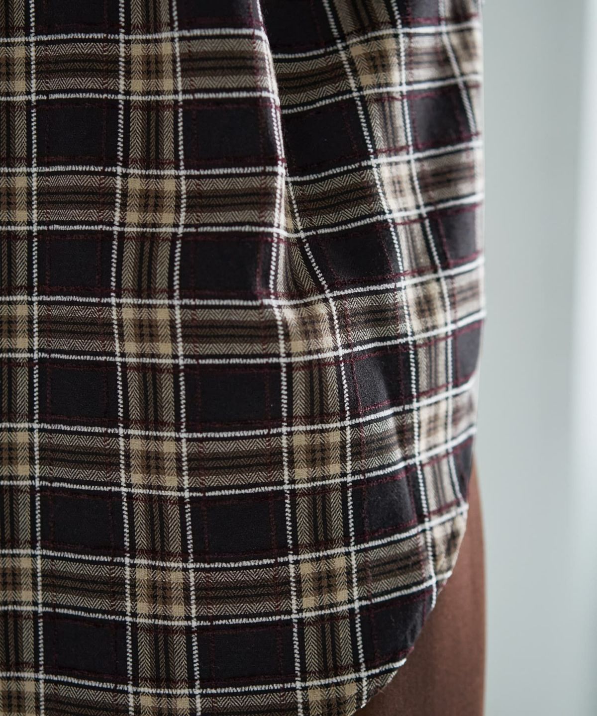 着用イメージ 167cm ブラックミックス