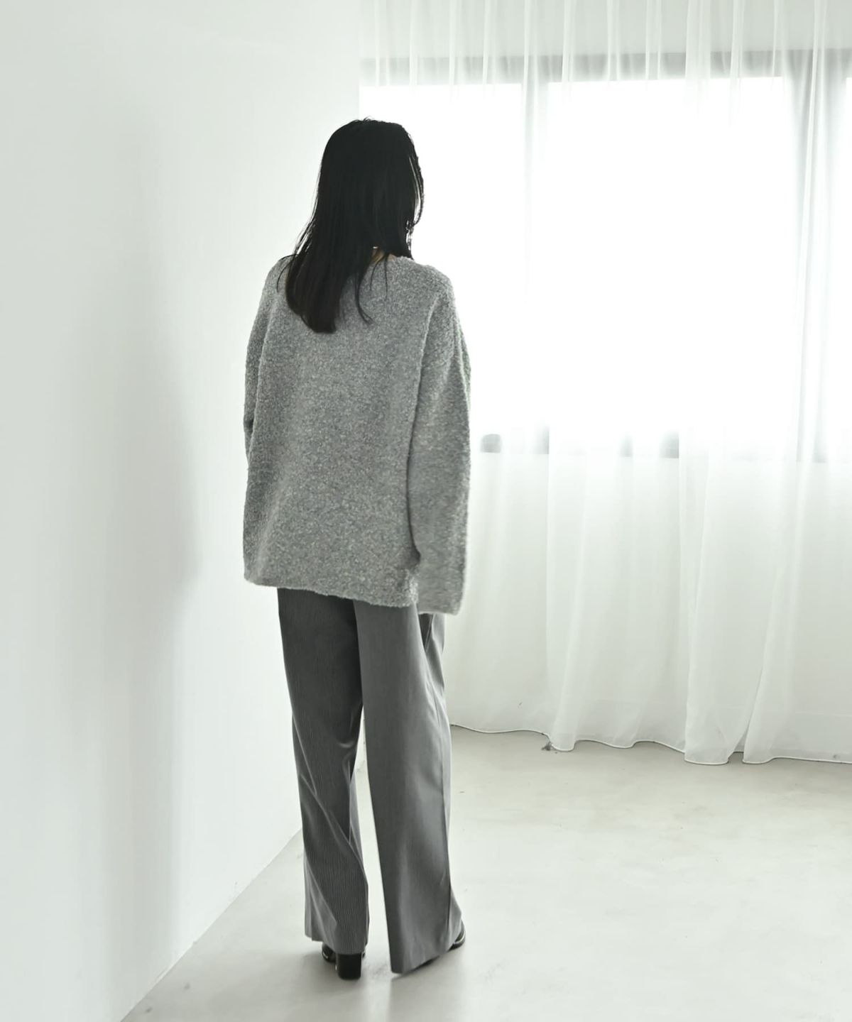 着用イメージ 167cm ミストグリーン