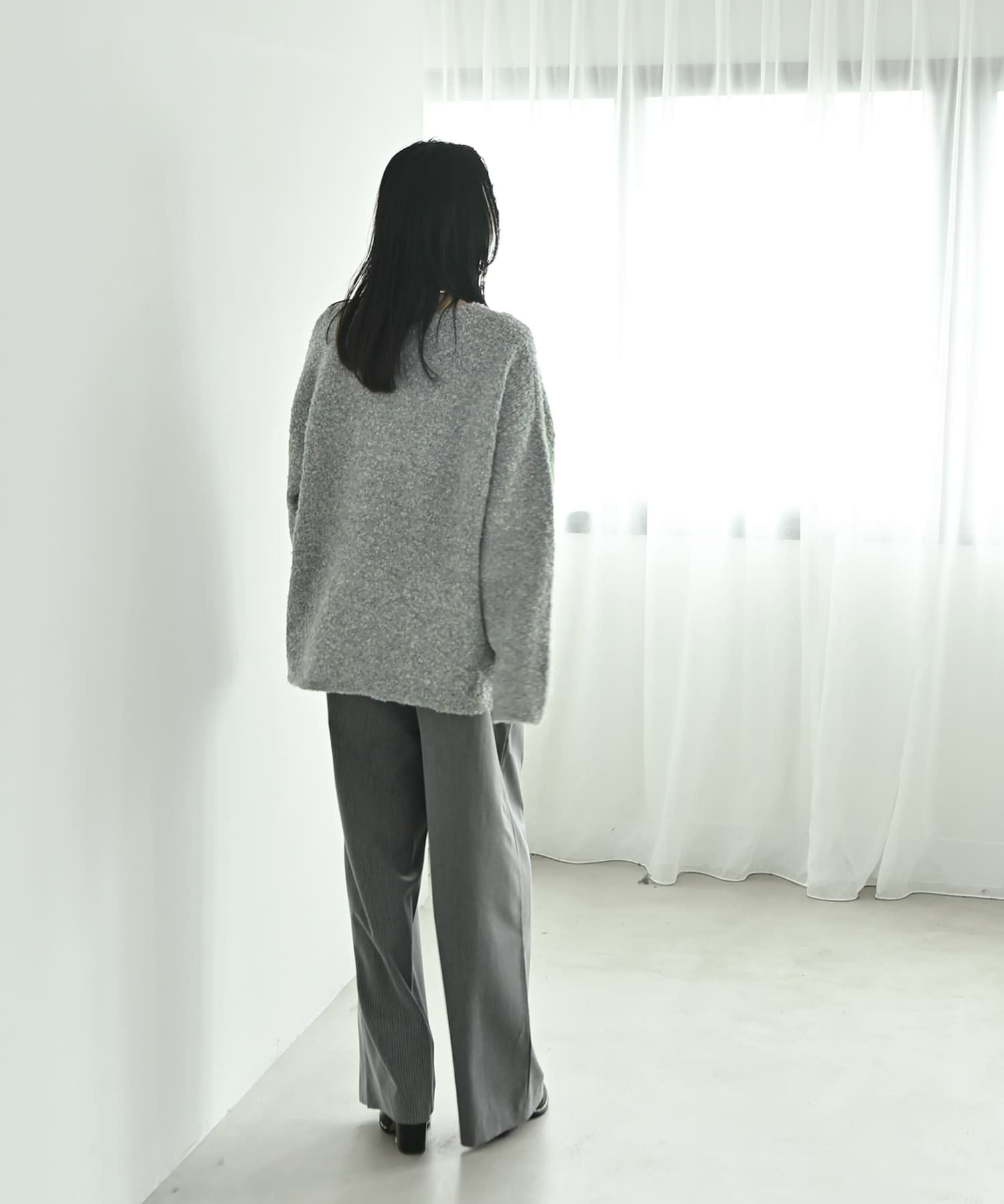 着用イメージ 167cm ミストグリーン