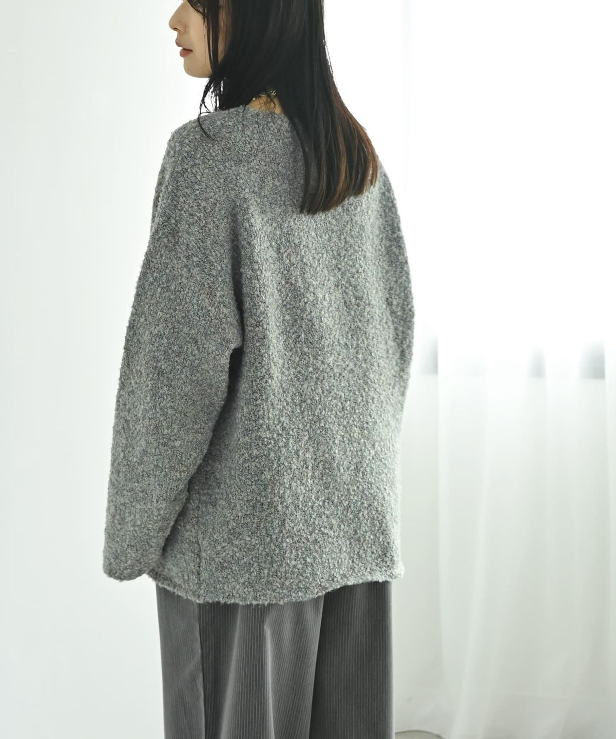 着用イメージ 167cm ミストグリーン