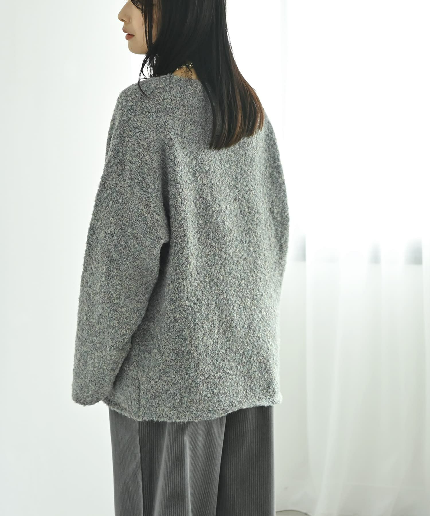 着用イメージ 167cm ミストグリーン