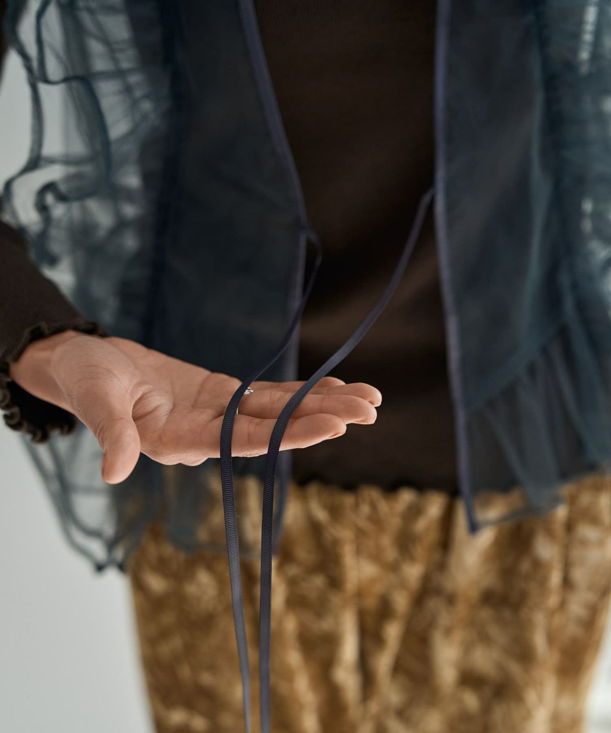 着用イメージ 167cm　グレー