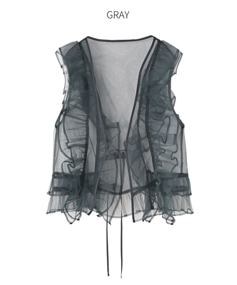 STAGE：8 チュールフリルベスト STAGE：8 チュールフリルベスト