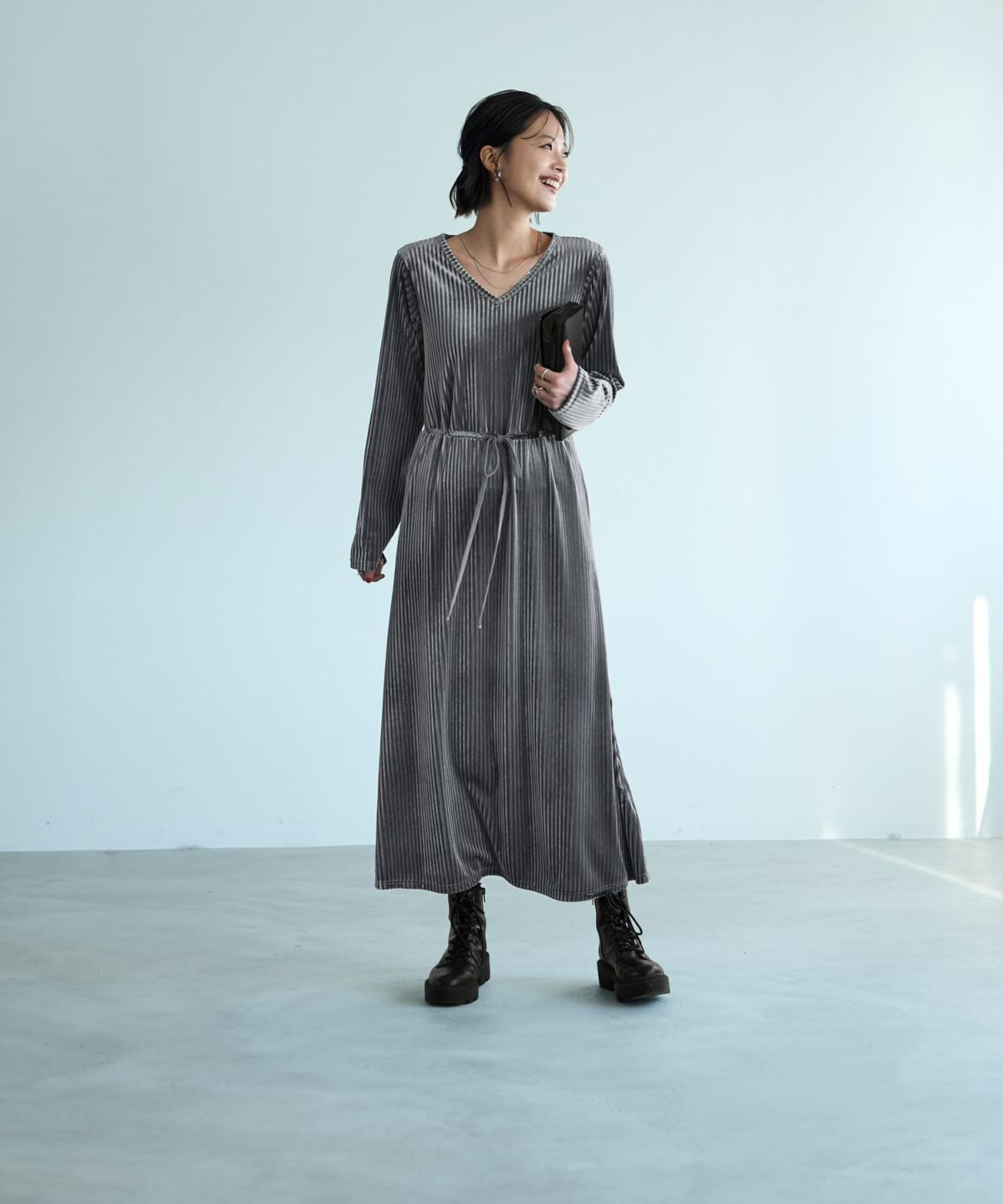 着用イメージ 167㎝　02サイズ　グレー