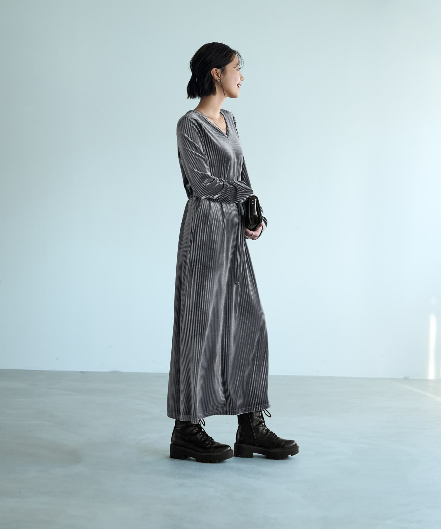 着用イメージ 167㎝　02サイズ　グレー