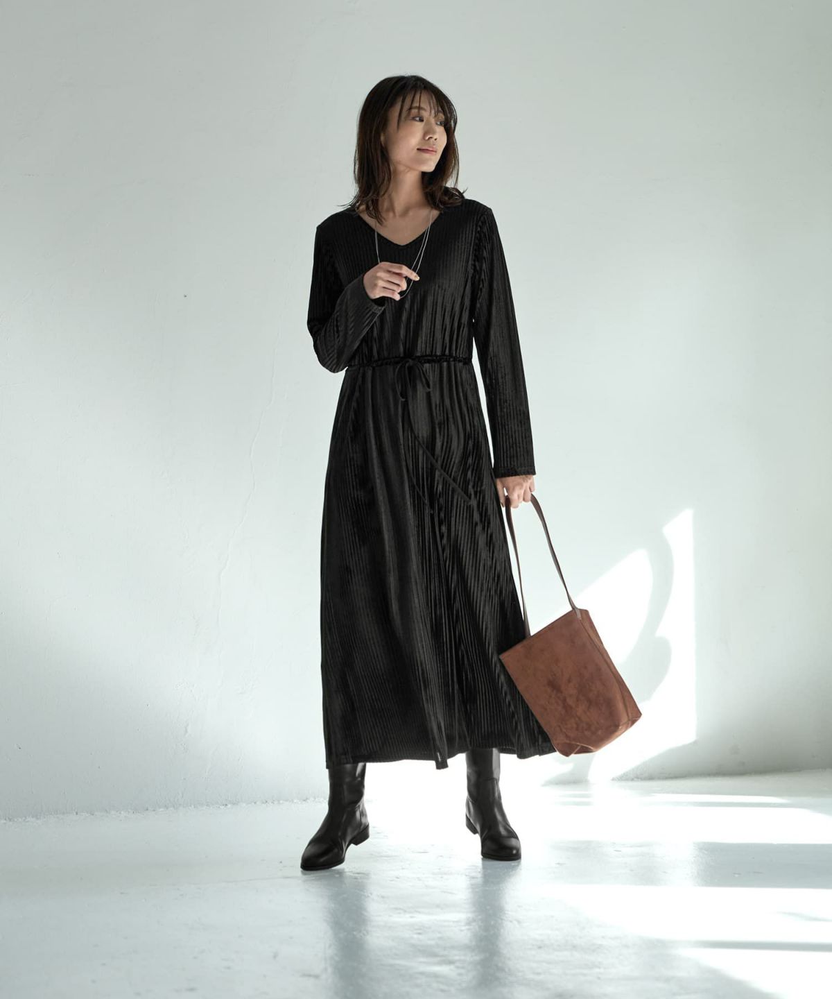 着用イメージ 166㎝　02サイズ　ブラック