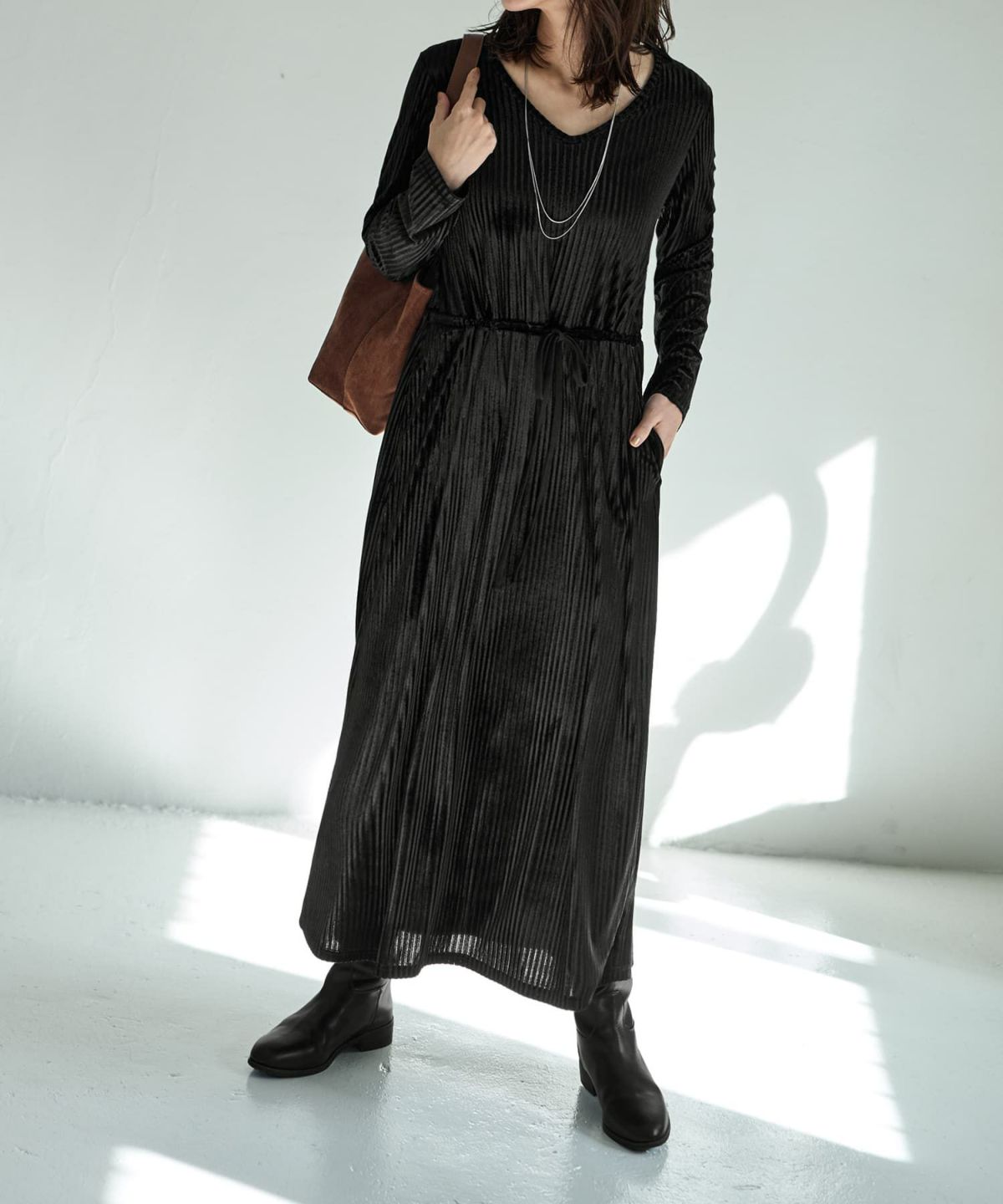 着用イメージ 166㎝　02サイズ　ブラック