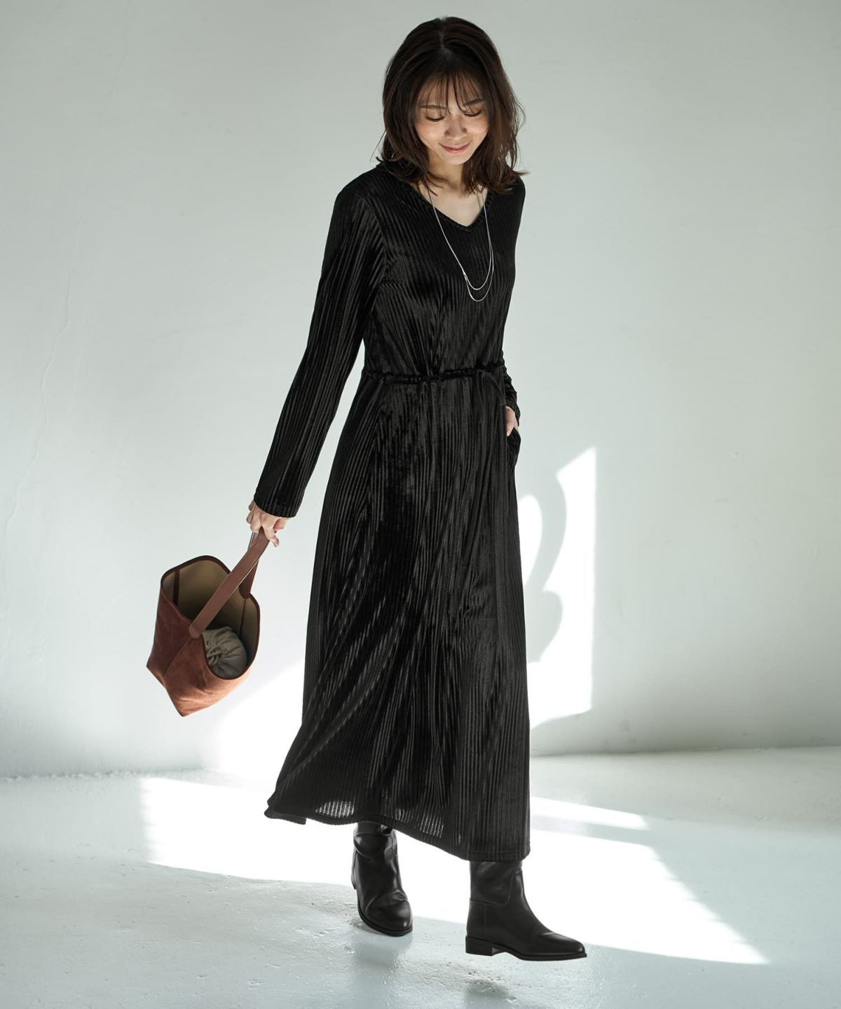 着用イメージ 166㎝　02サイズ　ブラック