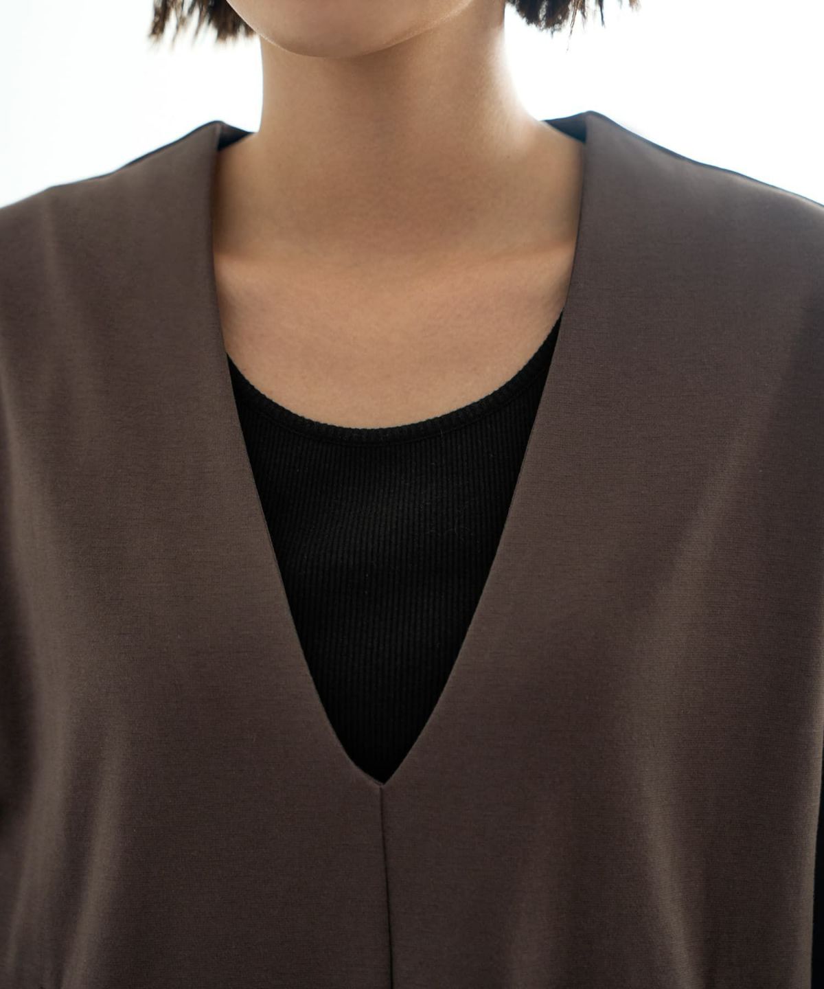 着用イメージ 167cm  02サイズ ブラウン