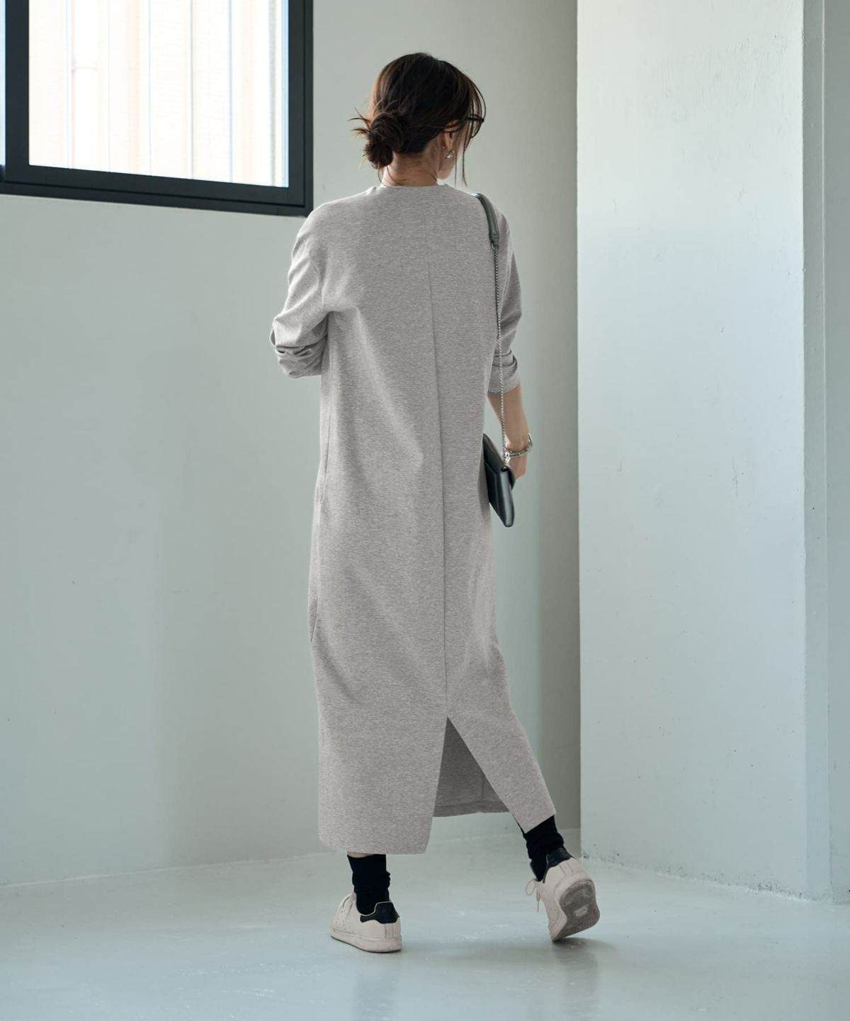 着用イメージ 166cm  02サイズ ライトグレー