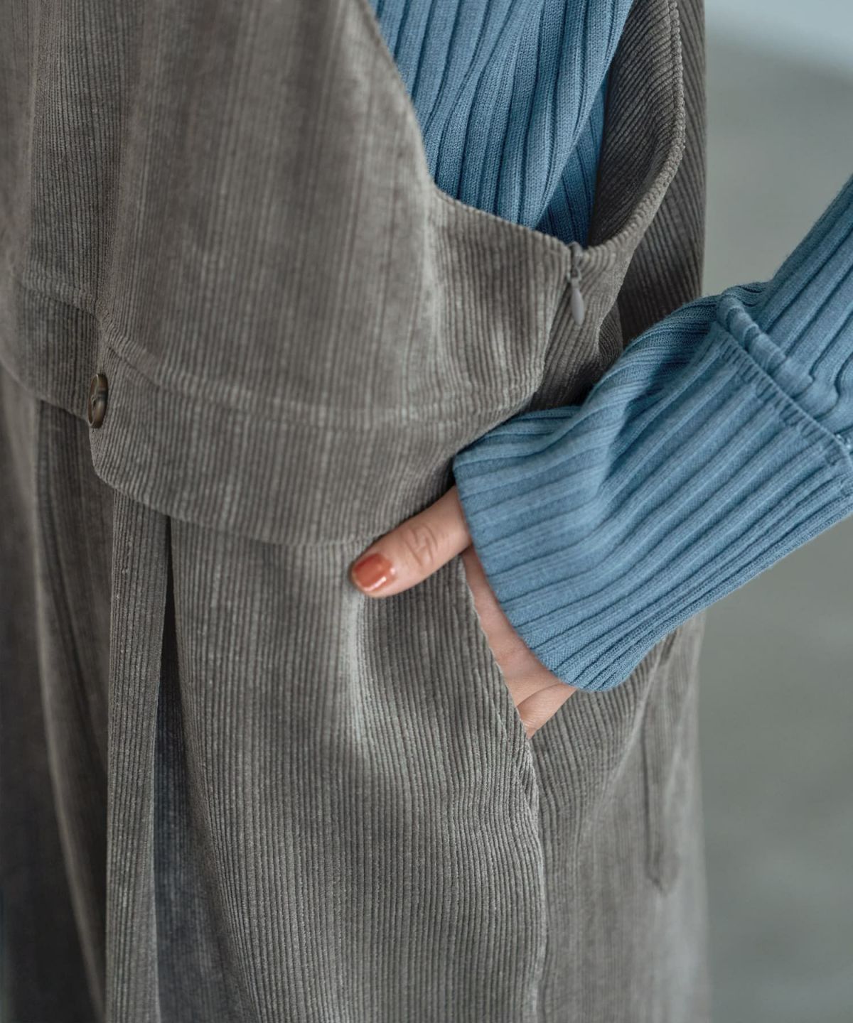 着用イメージ 167㎝　02サイズ　グレー