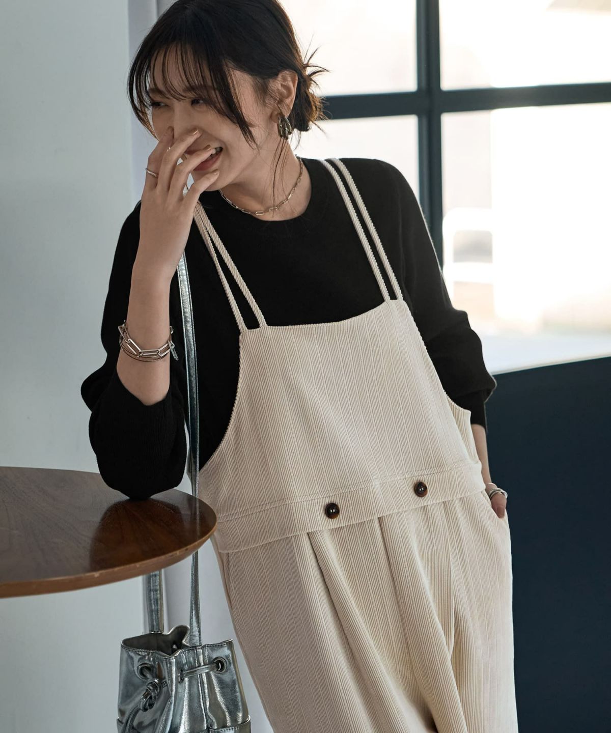 着用イメージ 166㎝　02サイズ　エクリュ