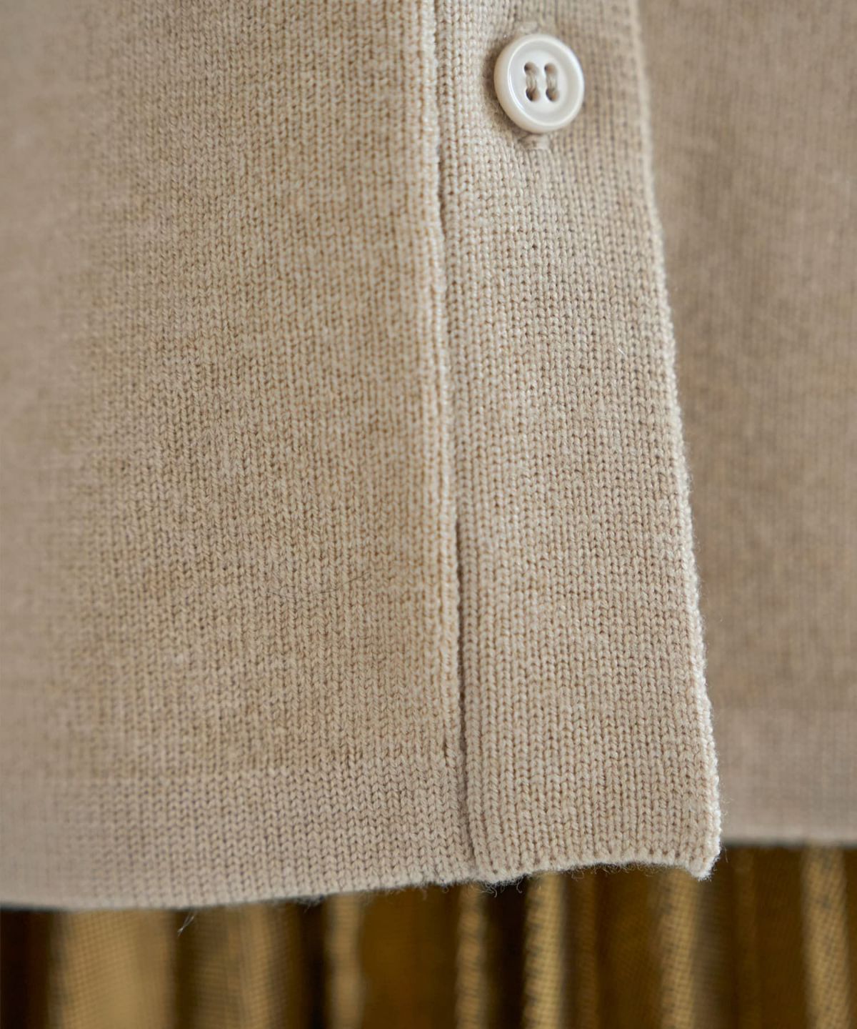 着用イメージ 166cm ベージュ