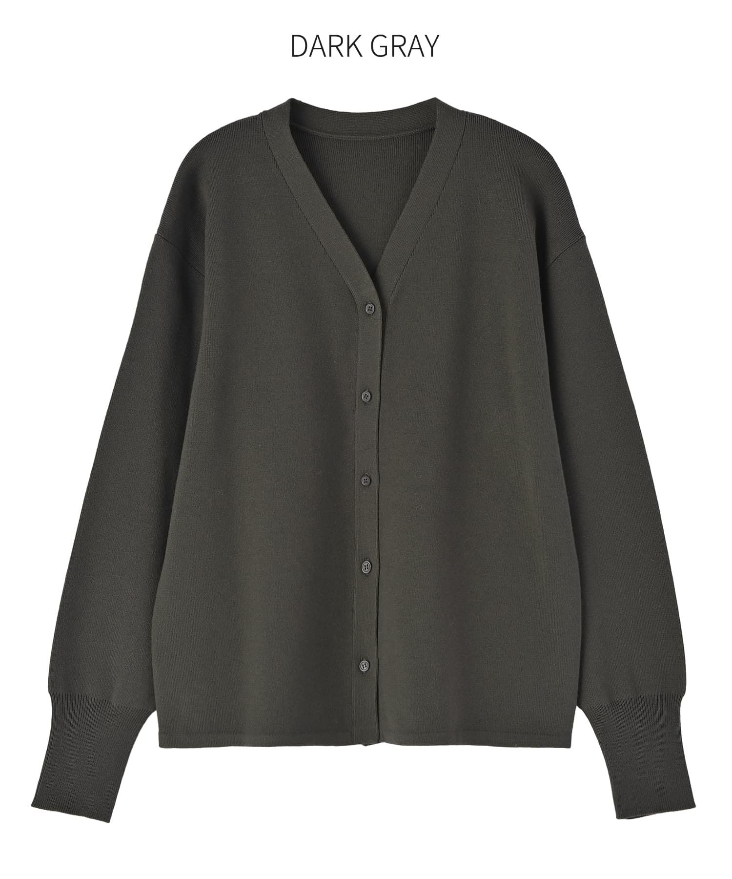 しっとりもっちりVネックカーディガン | おしゃれな大人レディース