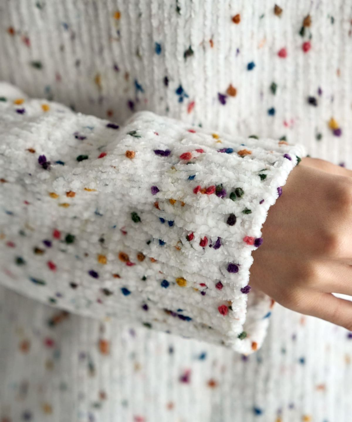 着用イメージ 167cm ホワイト