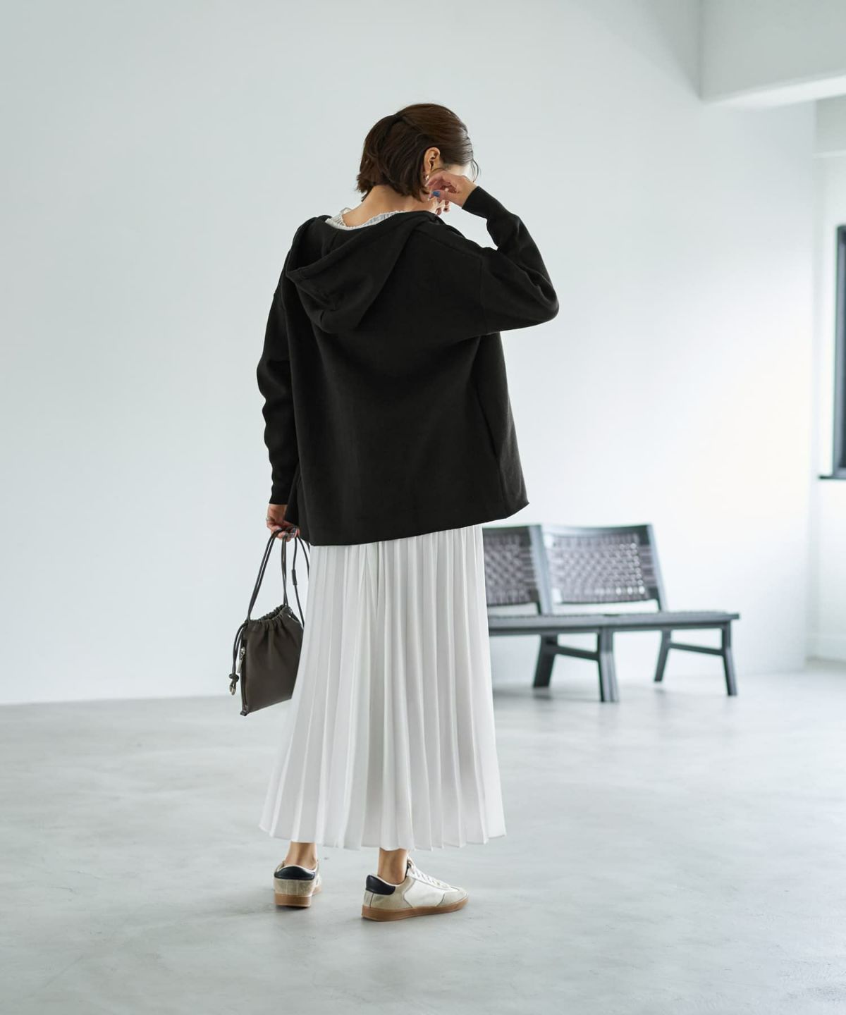 着用イメージ 167cm ブラック