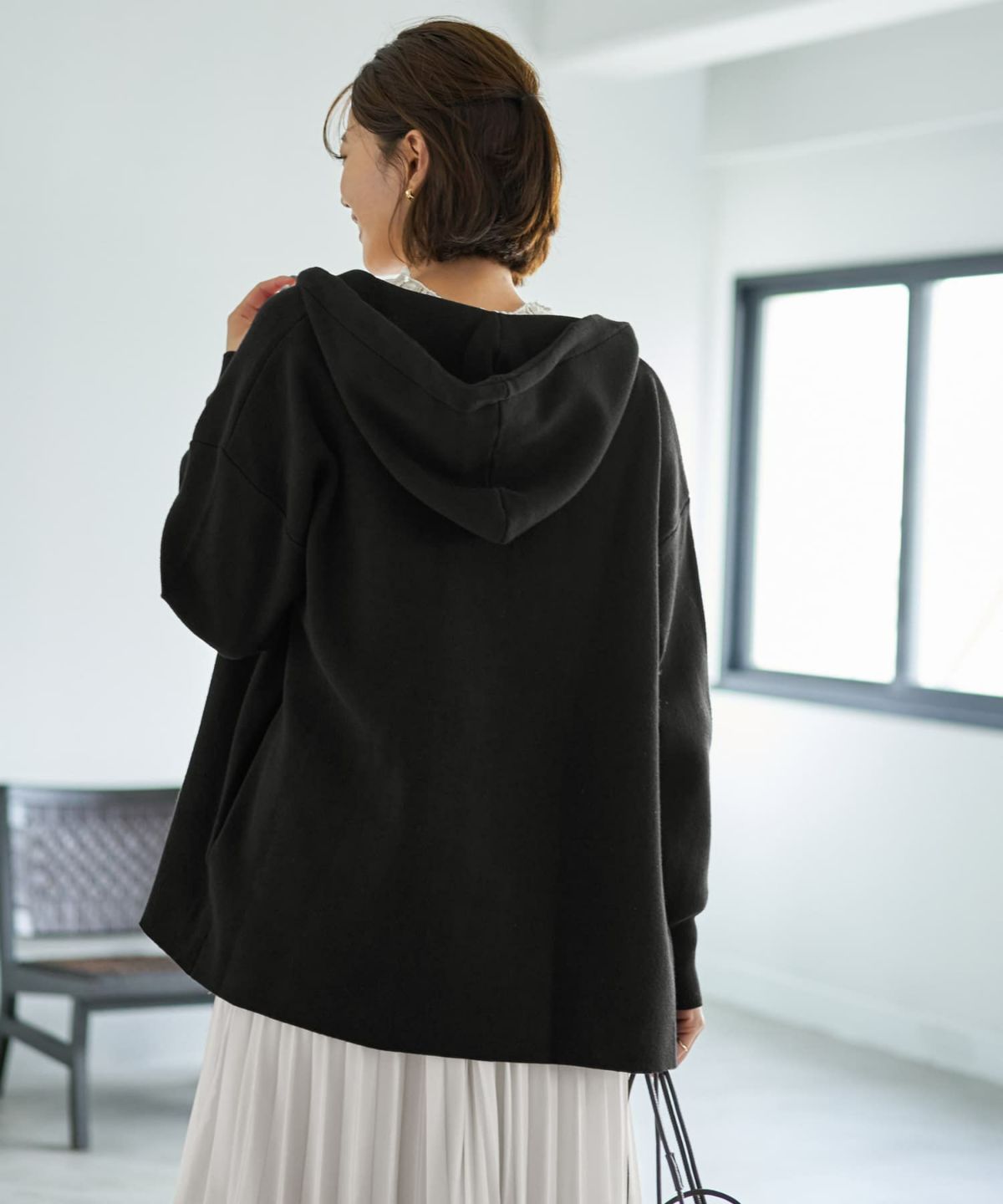 着用イメージ 167cm ブラック