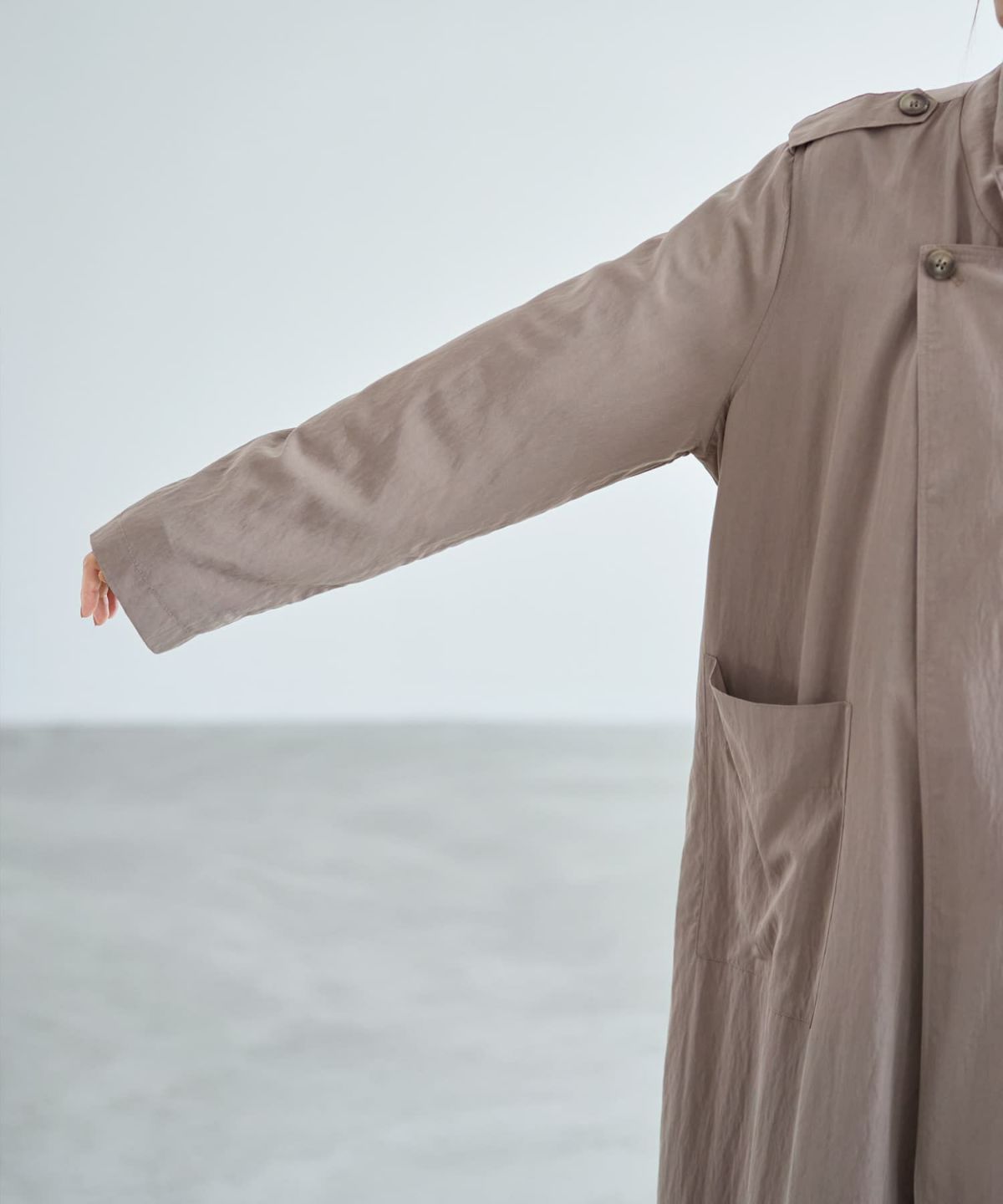 着用イメージ 166cm モカグレージュ