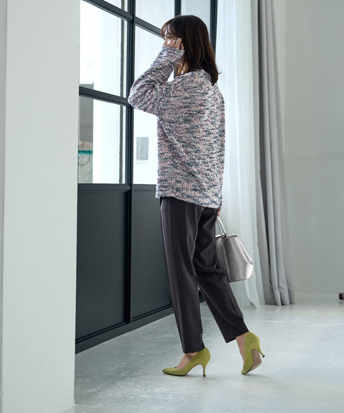 着用イメージ 166cm グレーミックス