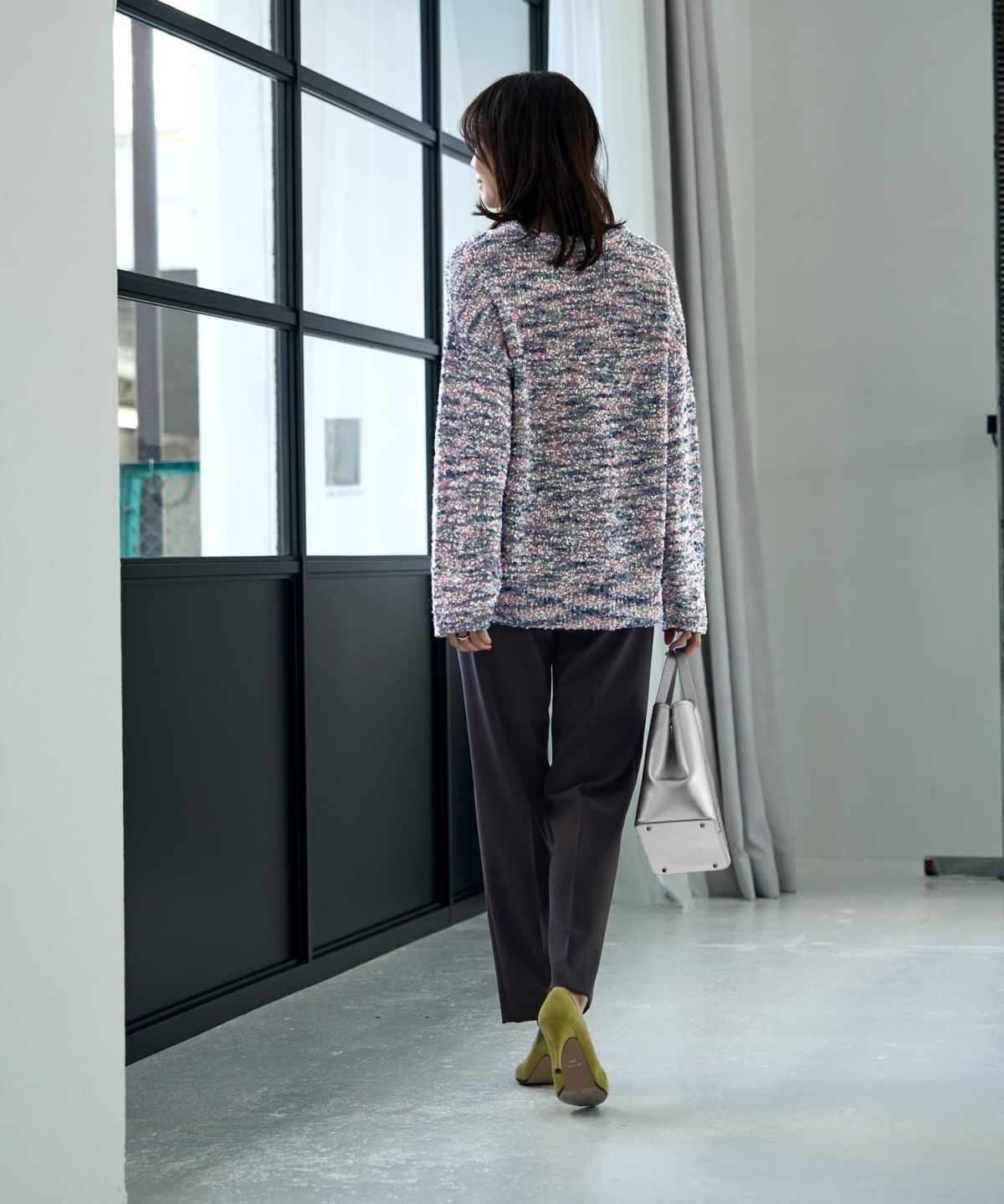 着用イメージ 166cm グレーミックス