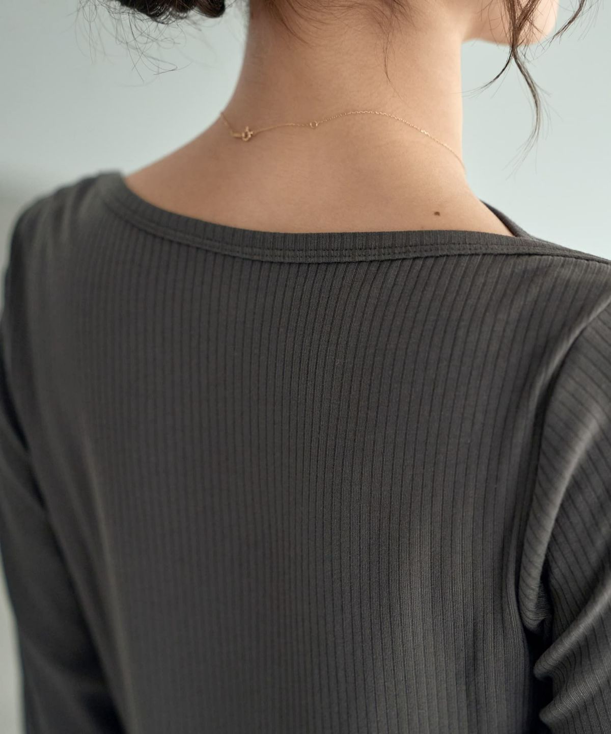 着用イメージ 167cm チャコール