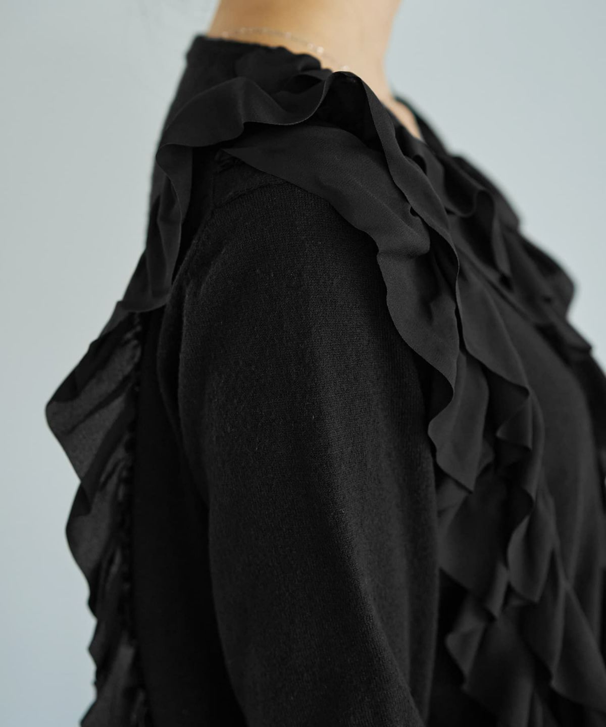 着用イメージ 166cm　ブラック