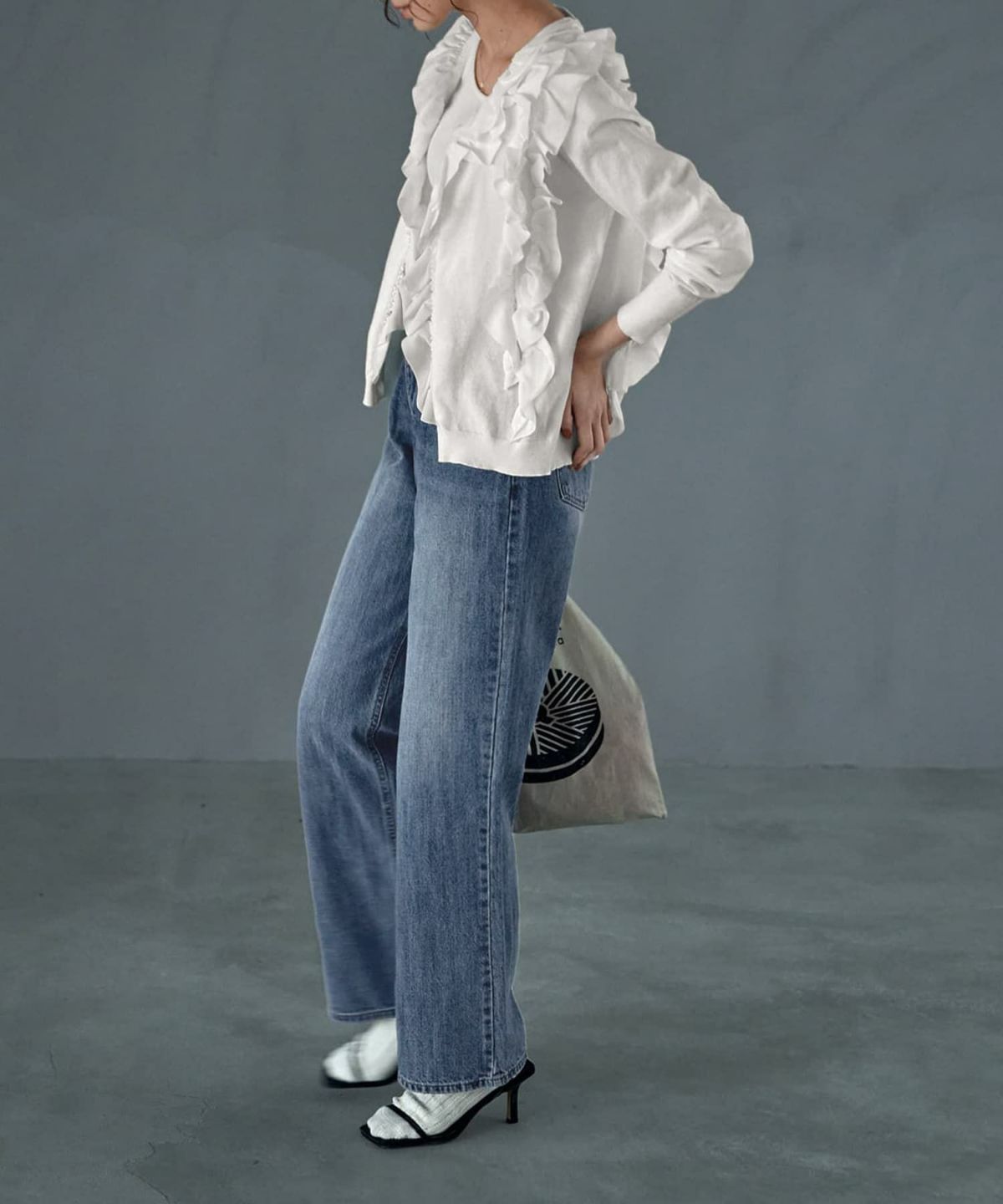 着用イメージ 167㎝　ホワイト