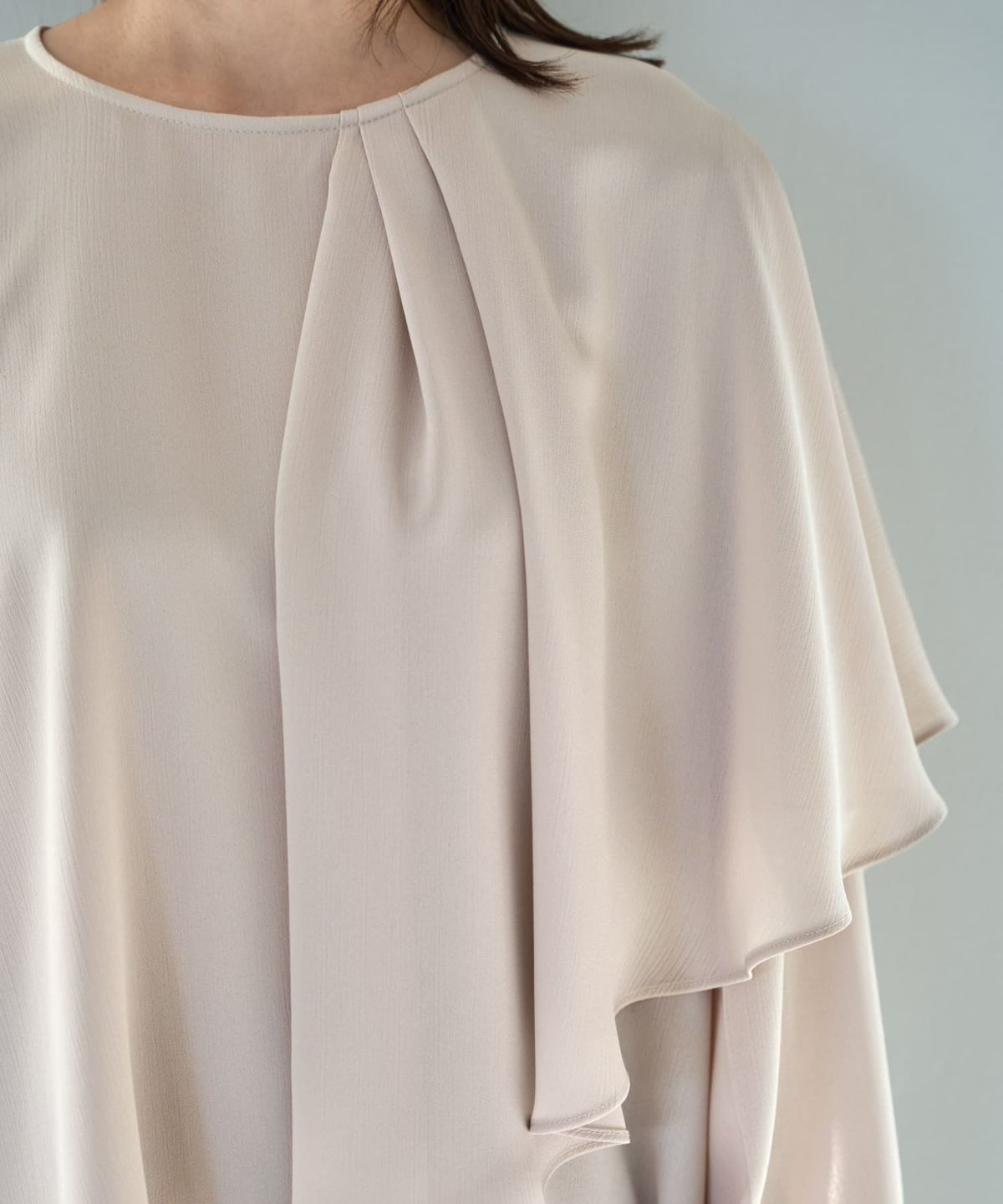 着用イメージ 166cm エクリュ