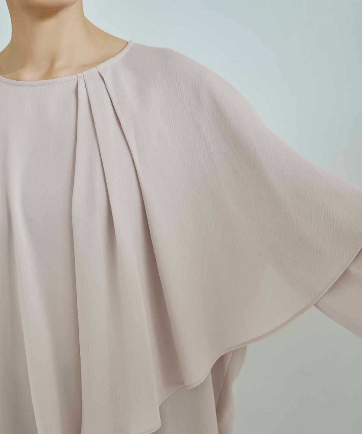 着用イメージ 167cm ライトベージュ