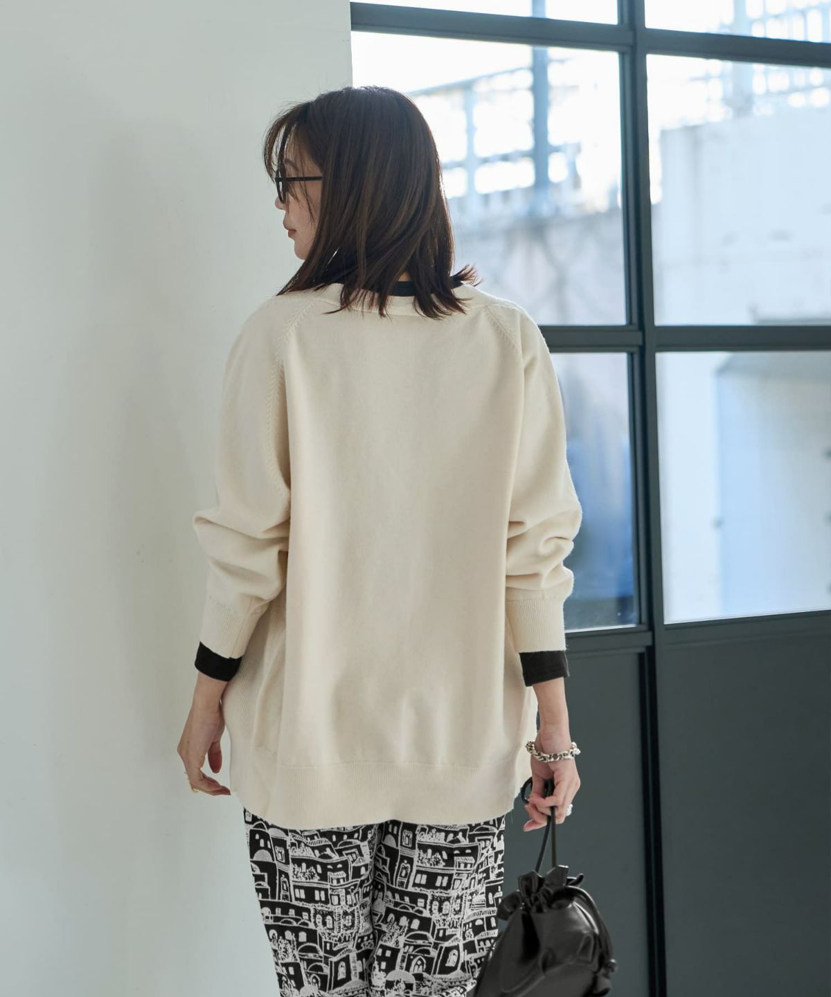 ダーク着用イメージ 166cm エクリュ