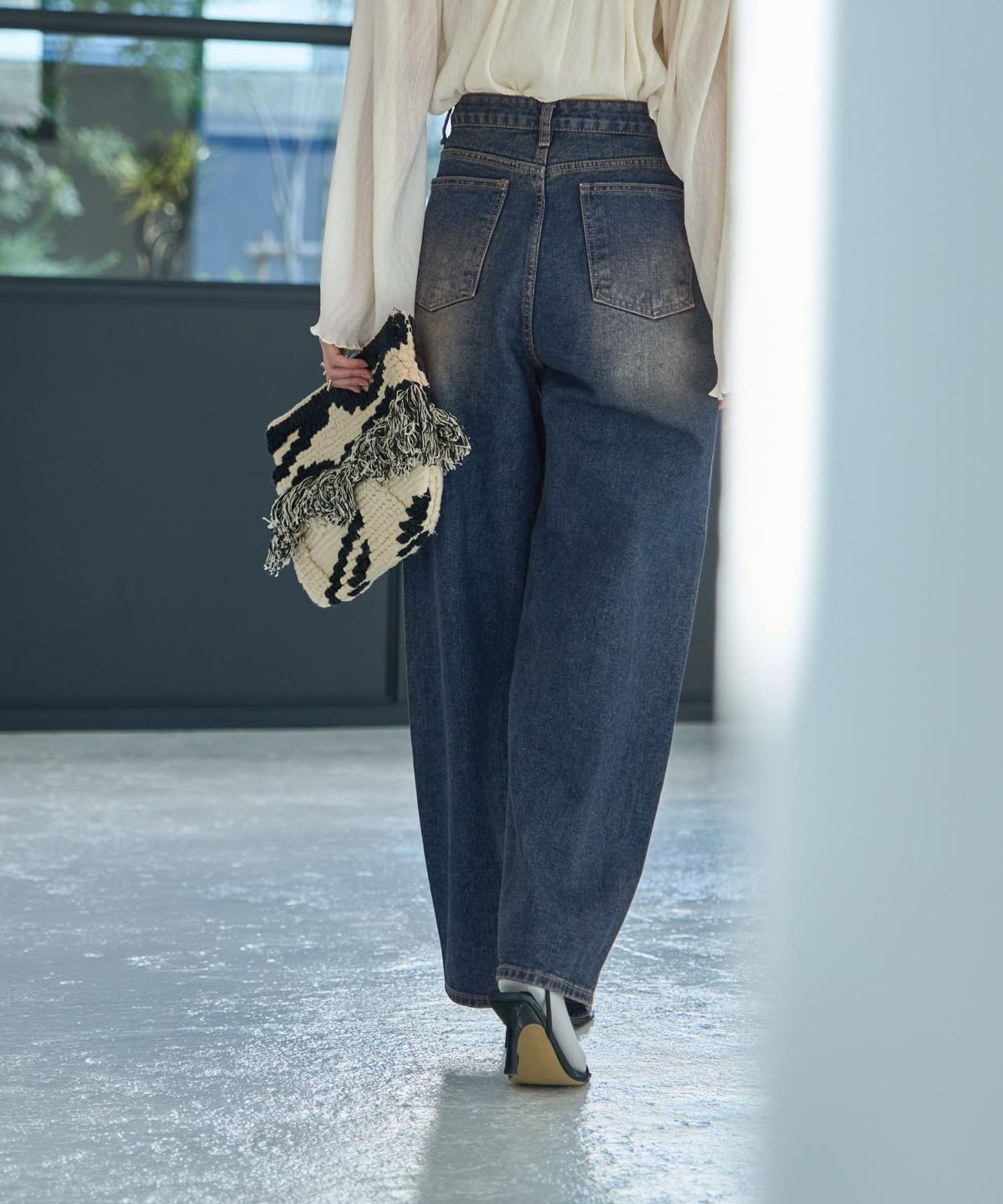 着用イメージ 166㎝　Sサイズ　ブルー