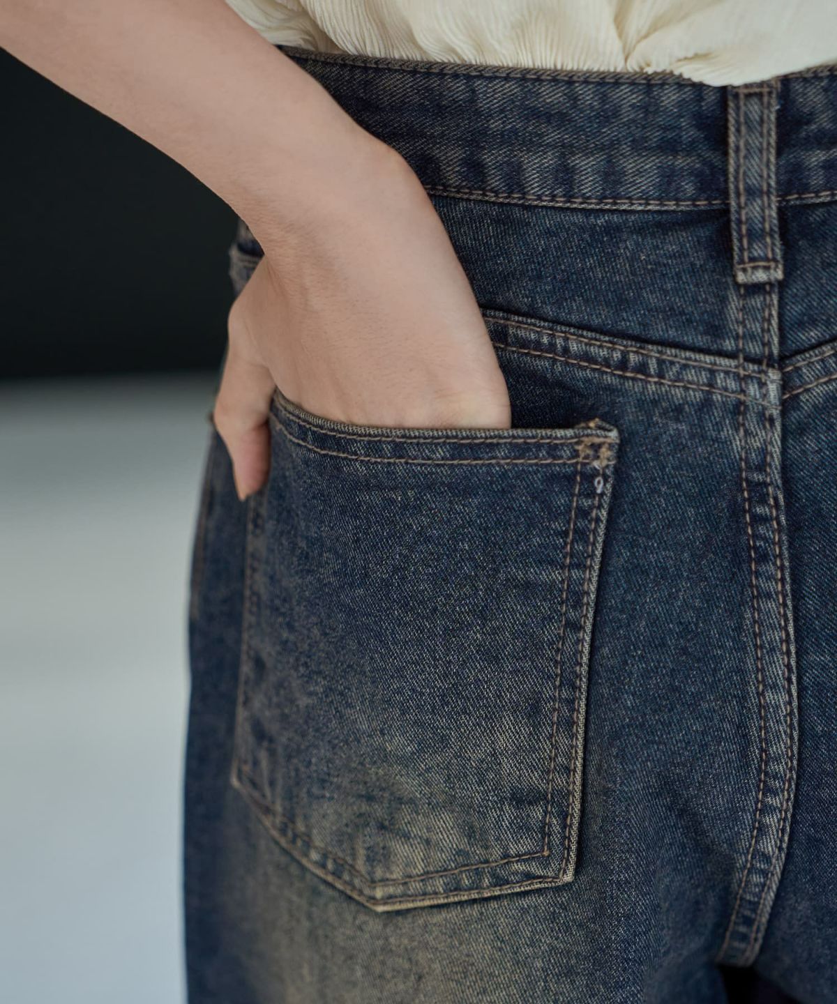 着用イメージ 166㎝　Sサイズ　ブルー