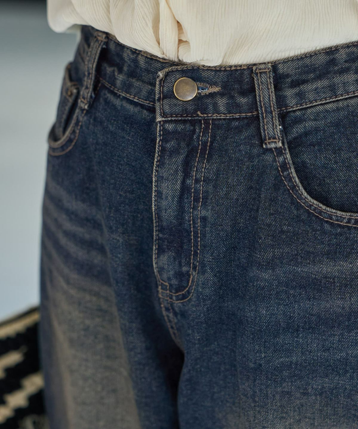 着用イメージ 166㎝　Sサイズ　ブルー