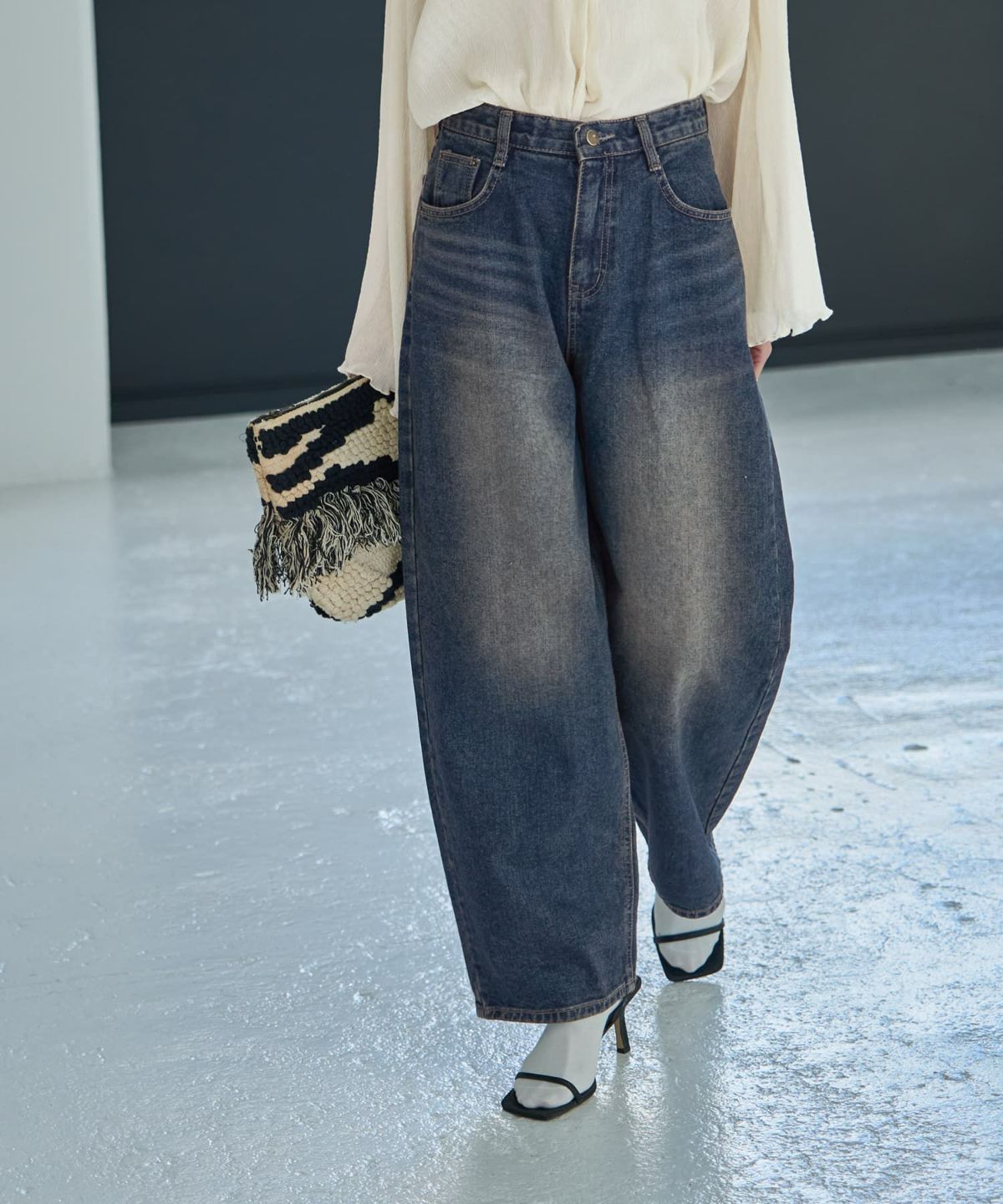 着用イメージ 166㎝　Sサイズ　ブルー