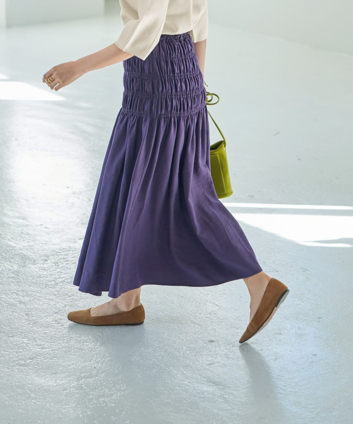 着用イメージ 166cm 02サイズ パープル