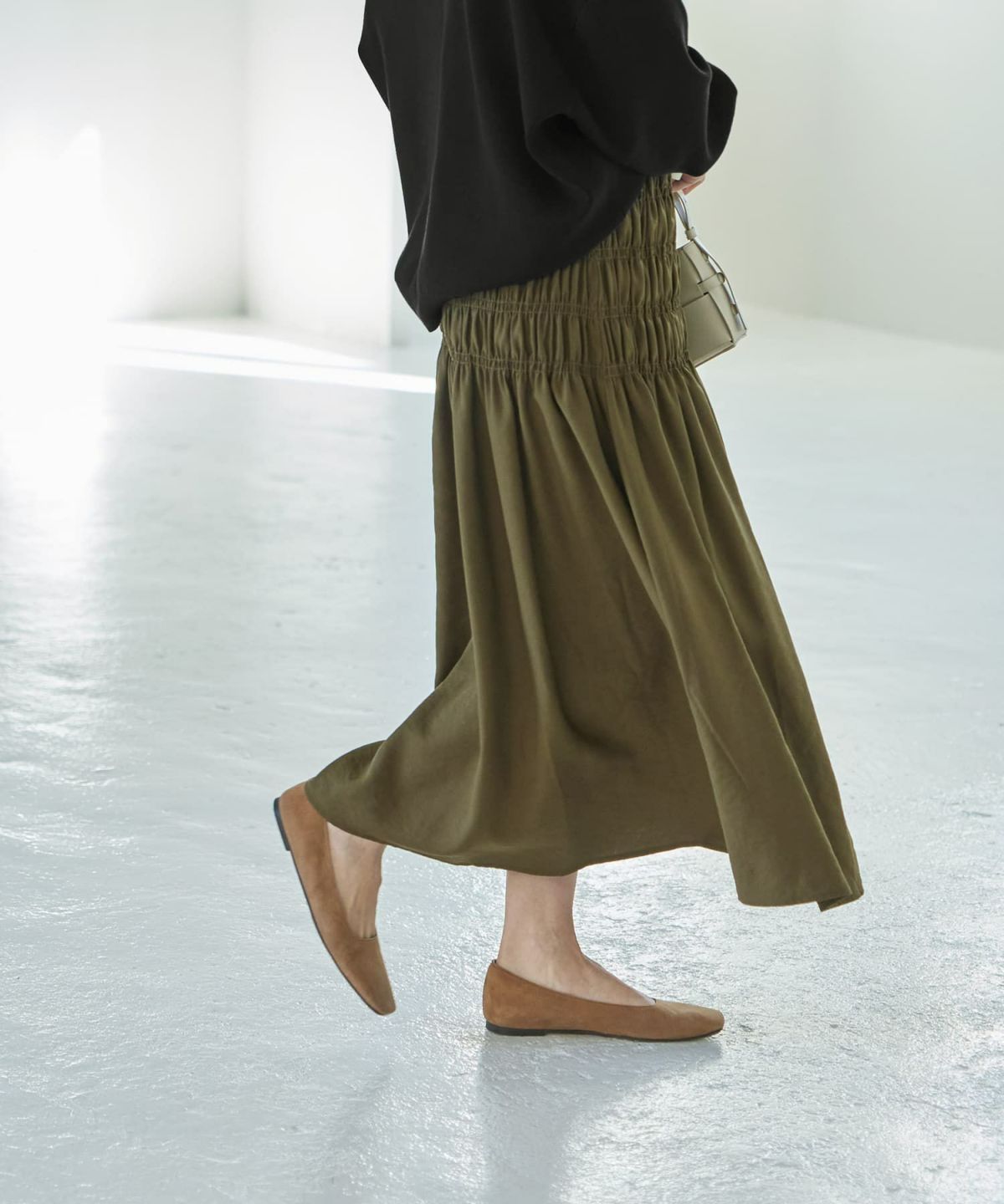 着用イメージ 166cm 02サイズ カーキ