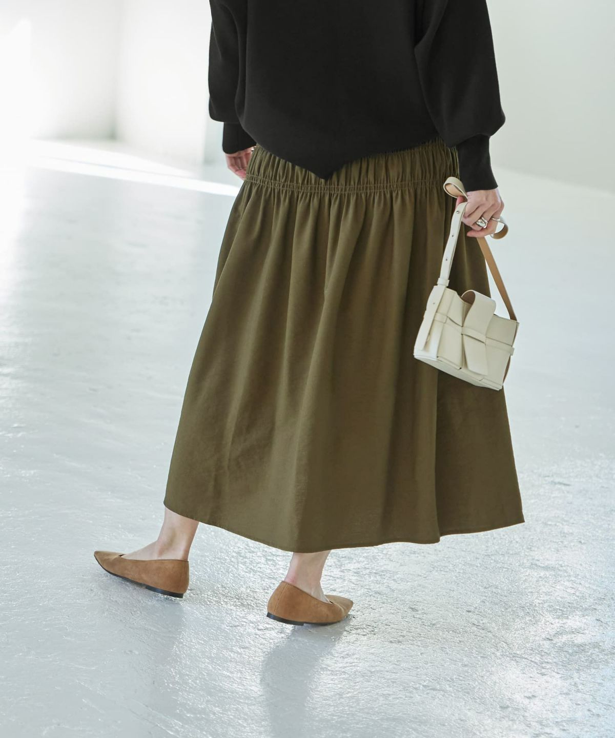 着用イメージ 166cm 02サイズ カーキ