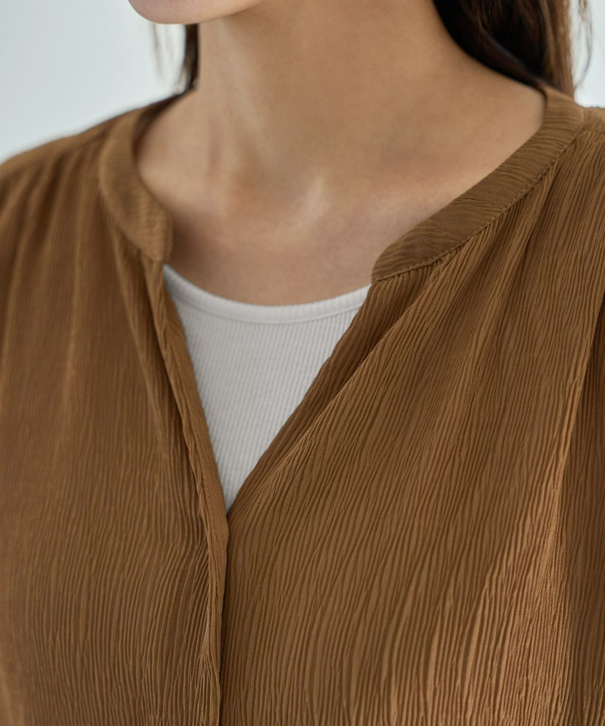 着用イメージ 166㎝　ブラウン