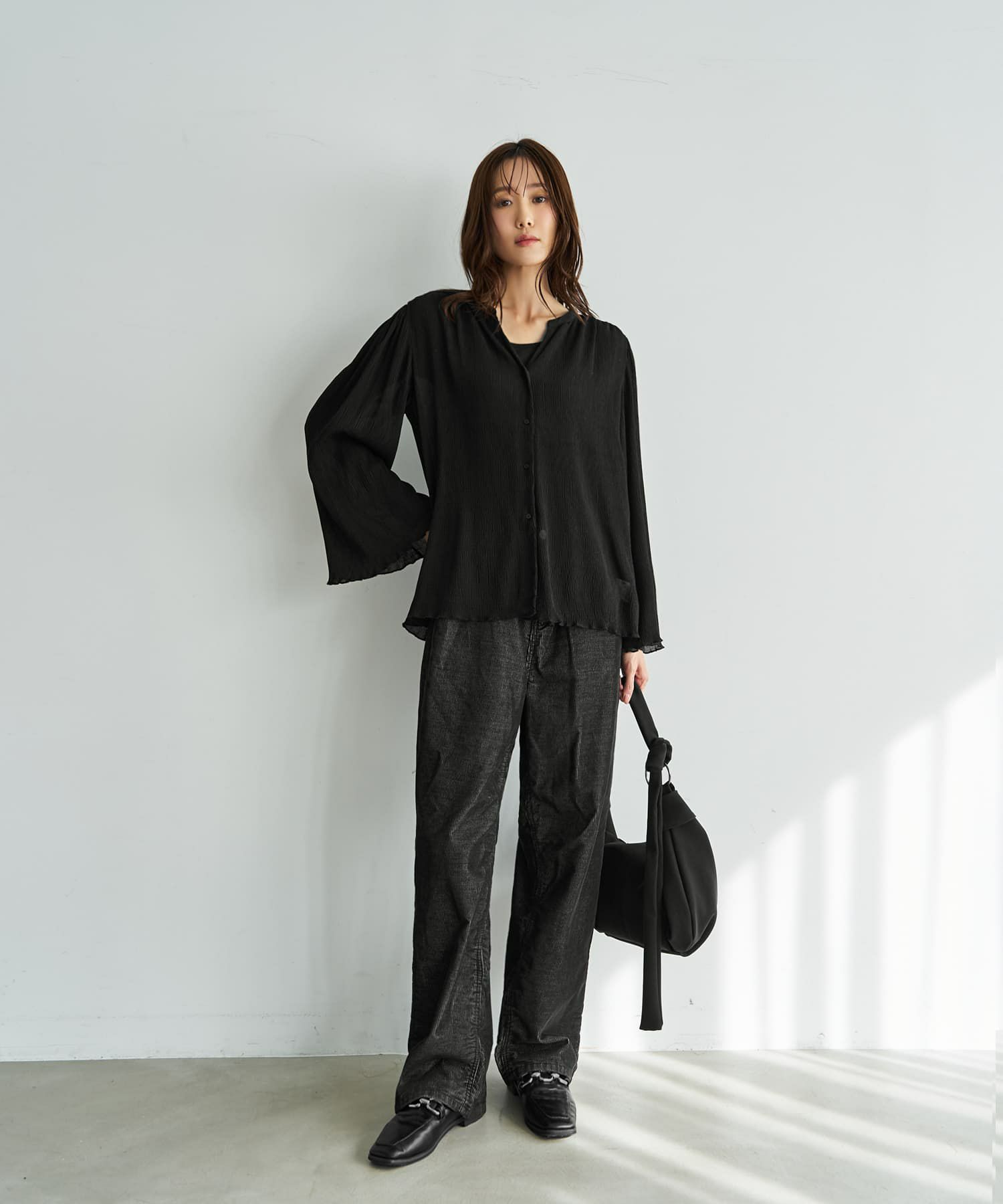 着用イメージ 165cm ブラック