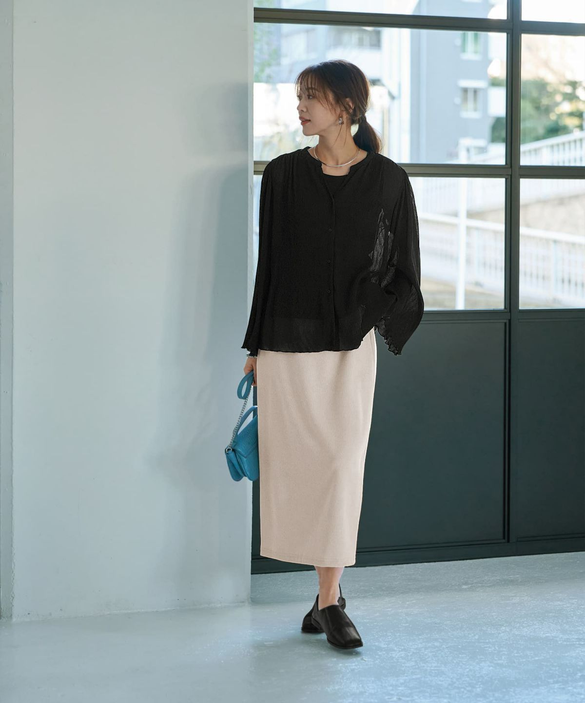 着用イメージ 166㎝　ブラック