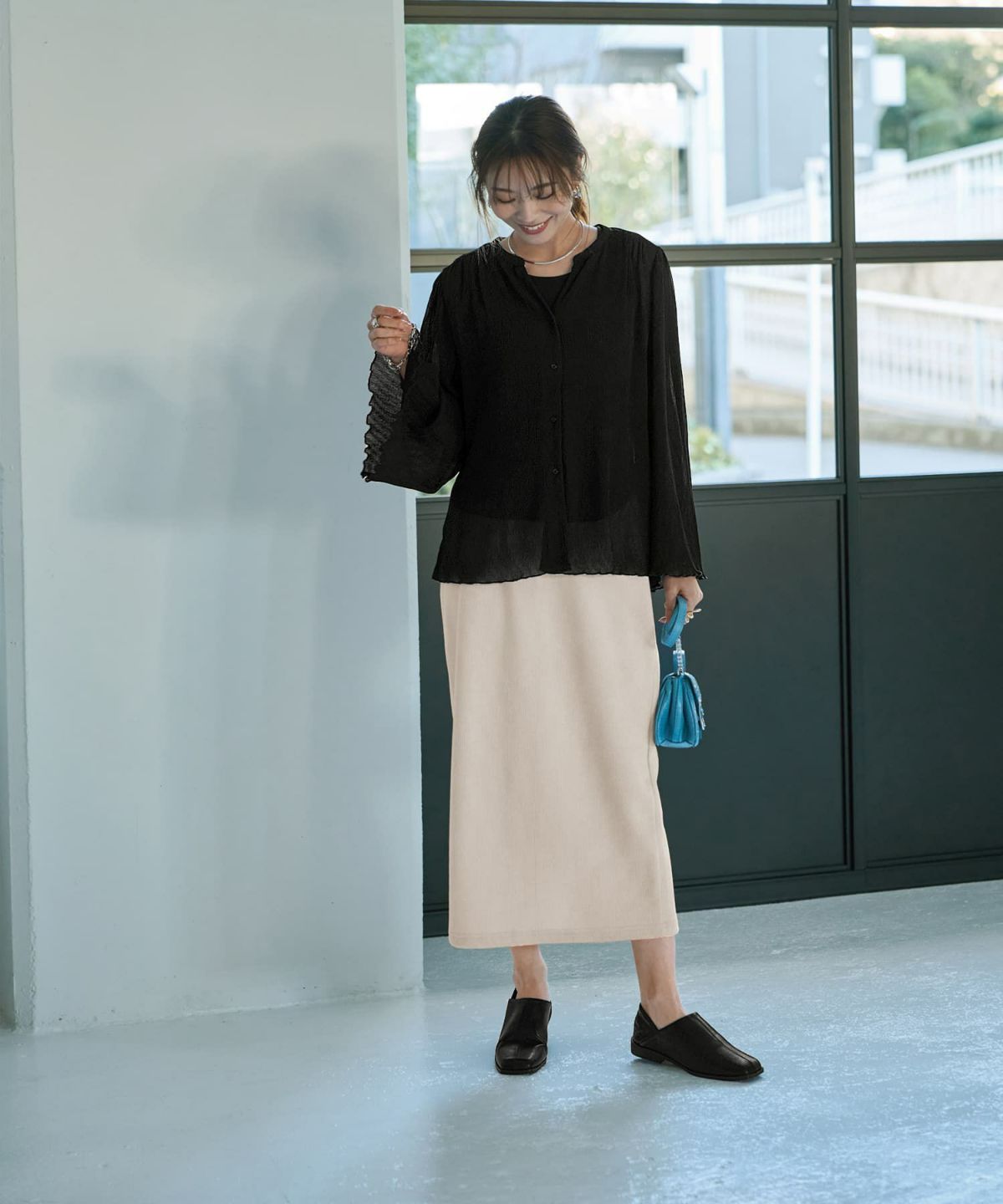 着用イメージ 166㎝　ブラック